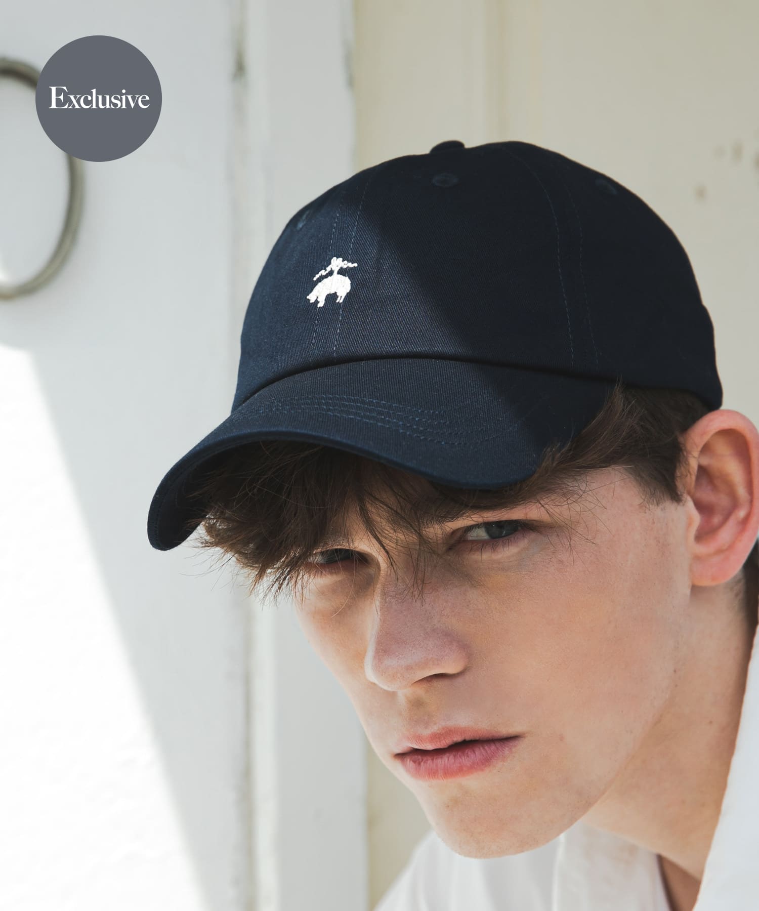 『別注』BROOKS BROTHERS×UR　GF COTTON TWILL CAP NAVY one