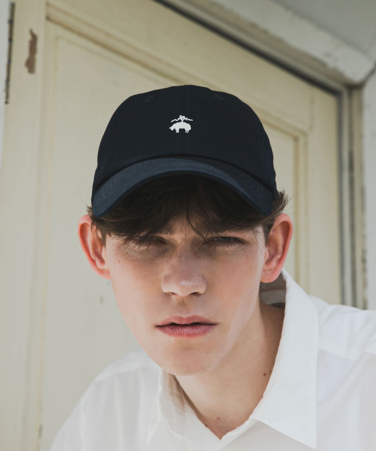 『別注』BROOKS BROTHERS×UR　GF COTTON TWILL CAP NAVY one