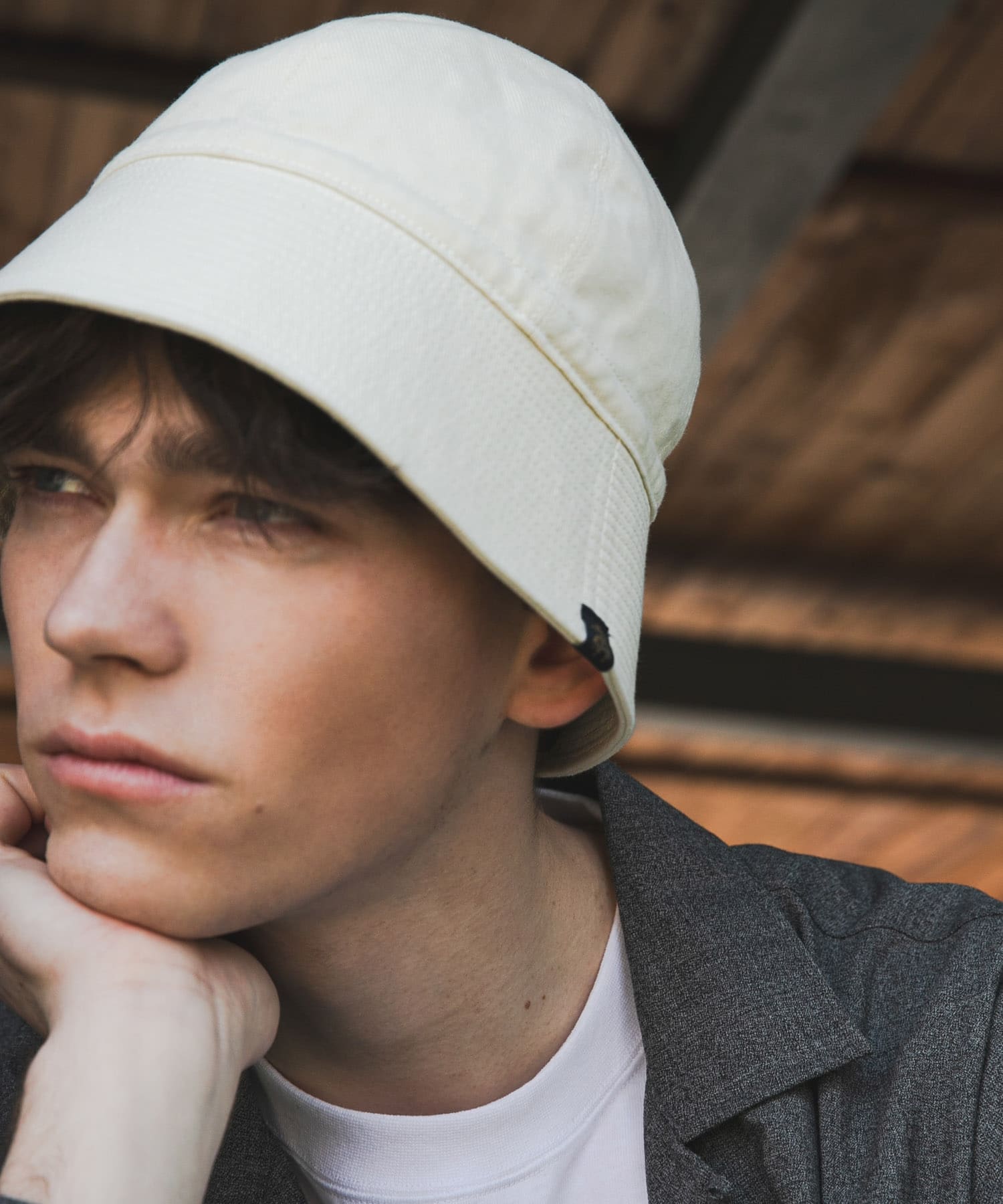 『別注』BROOKS BROTHERS×UR　CT TWILL SAILOR HAT NATURAL FREE