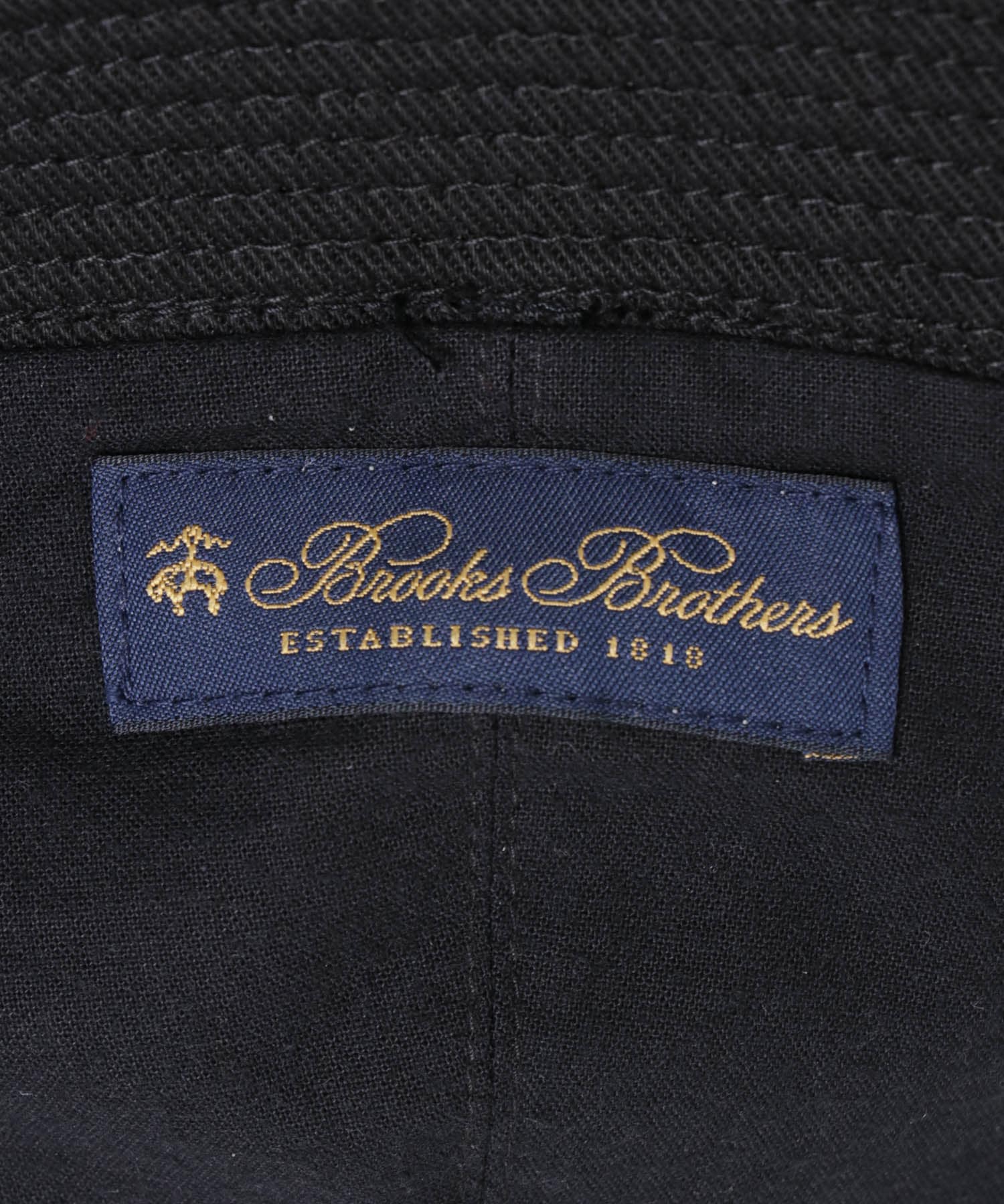 『別注』BROOKS BROTHERS×UR　CT TWILL SAILOR HAT BLACK FREE