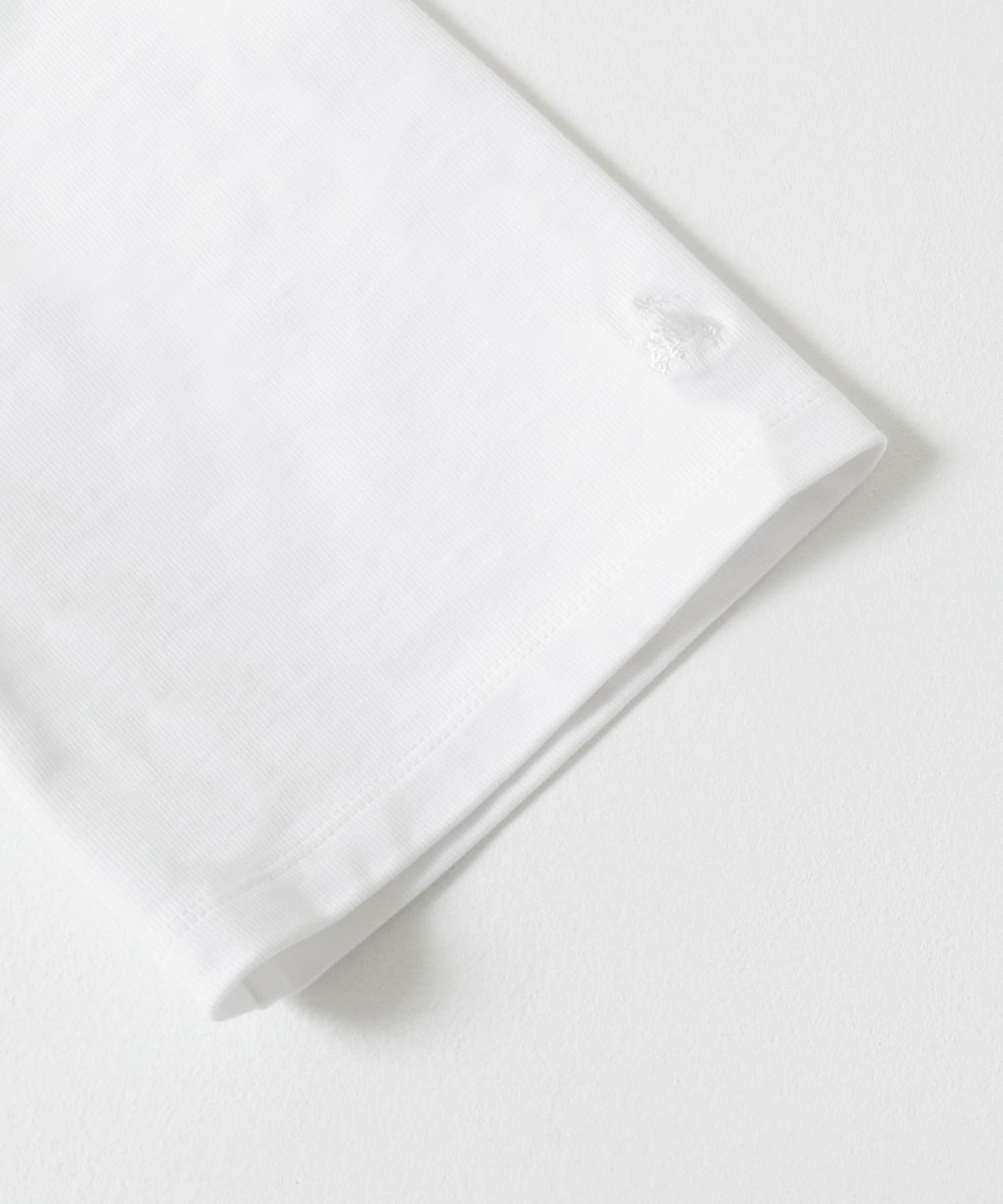 BROOKS BROTHERS　KNT JERSEYBB PRNT SS T-SHIRTS WHITE M
