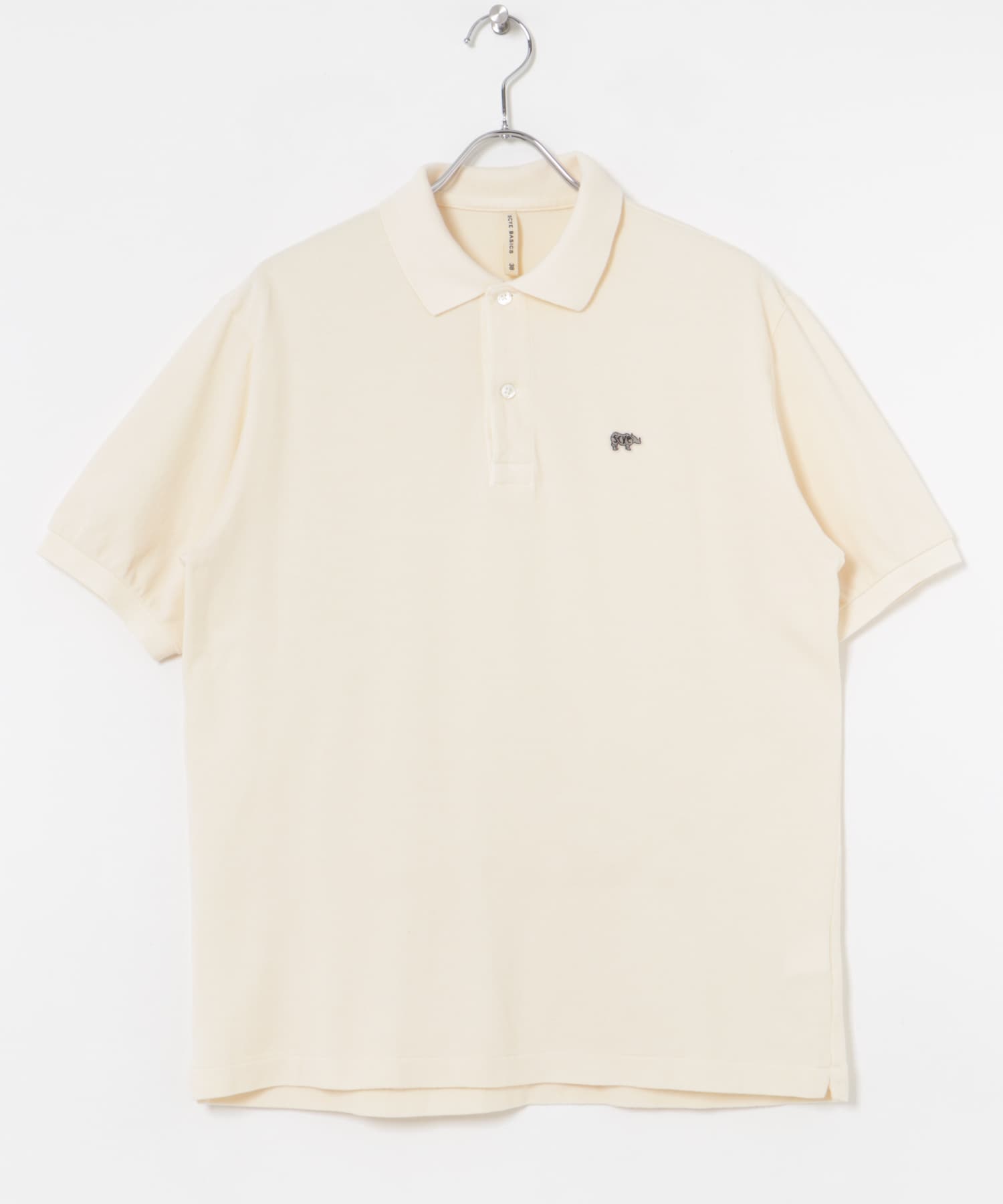 Scye　Cotton Pique Polo Shirts バニラ 38
