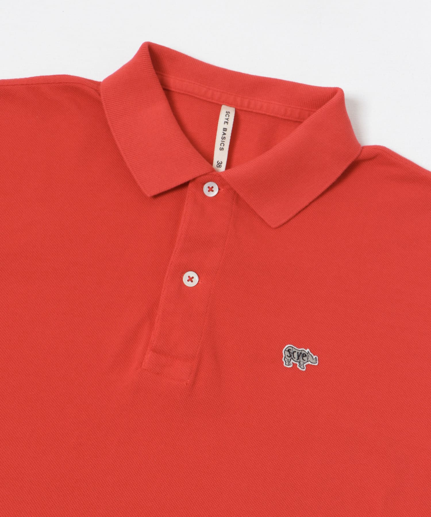 Scye　Cotton Pique Polo Shirts レッド 38