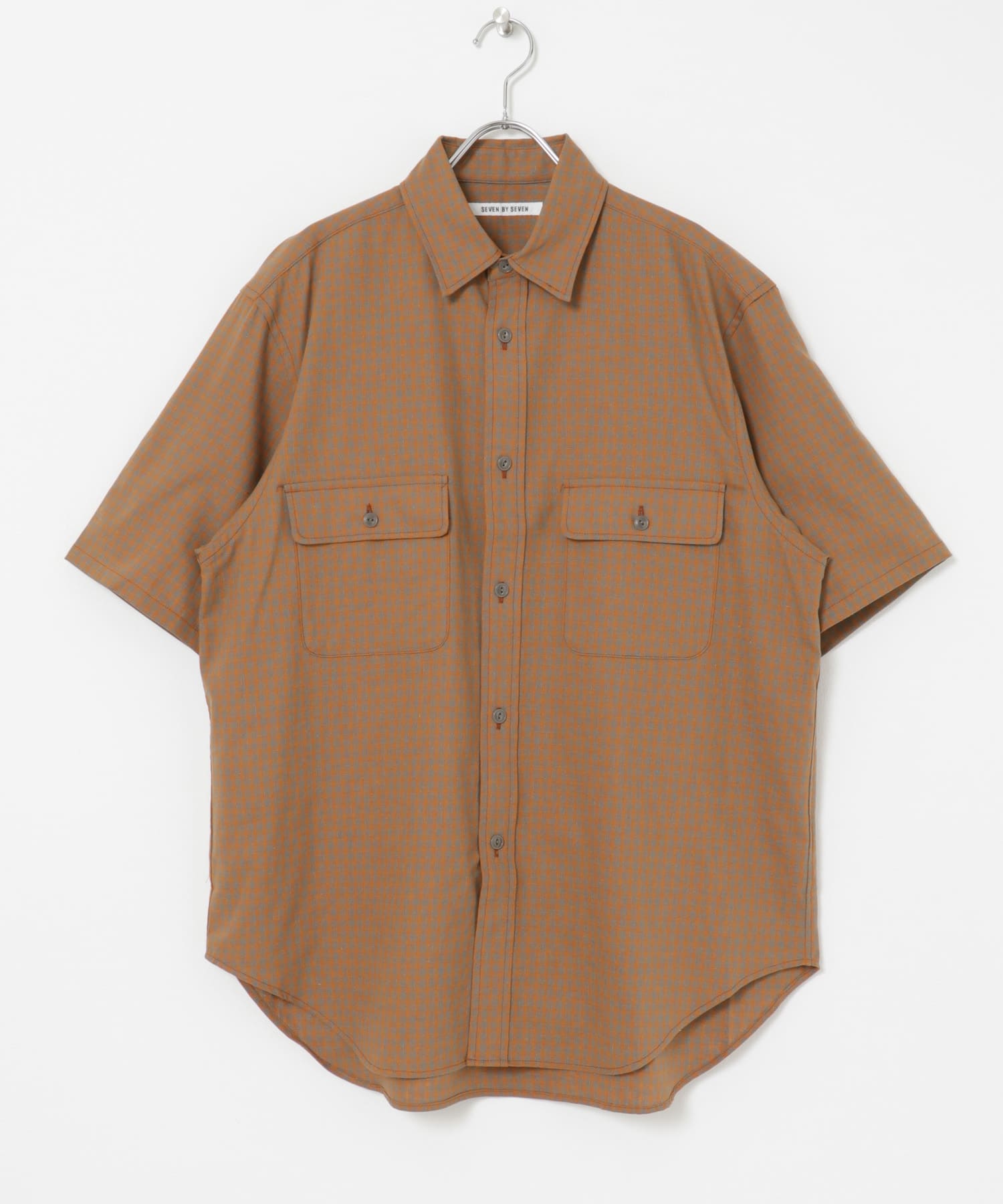 SEVEN BY SEVEN　WORK SHIRT SHORT-SLEEVE