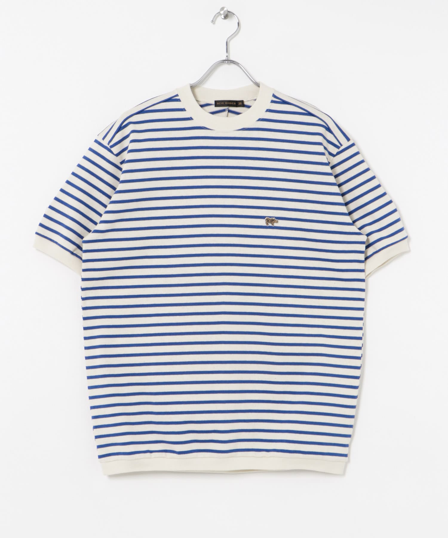 Scye　Cotton Striped T-shirts
