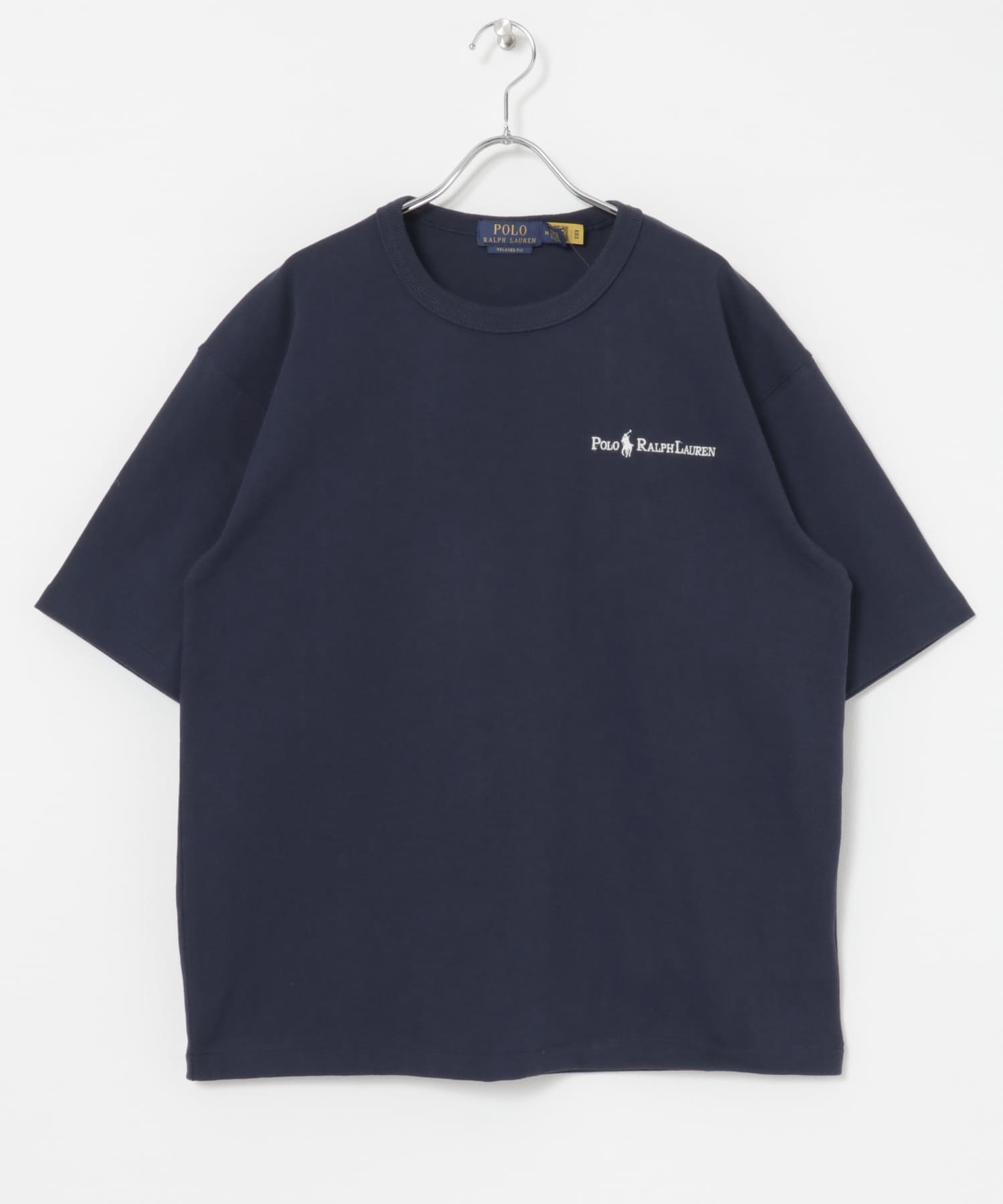 POLO RALPH LAUREN　リラックスドフィット ロゴジャージーTシャツ C.NAVY M