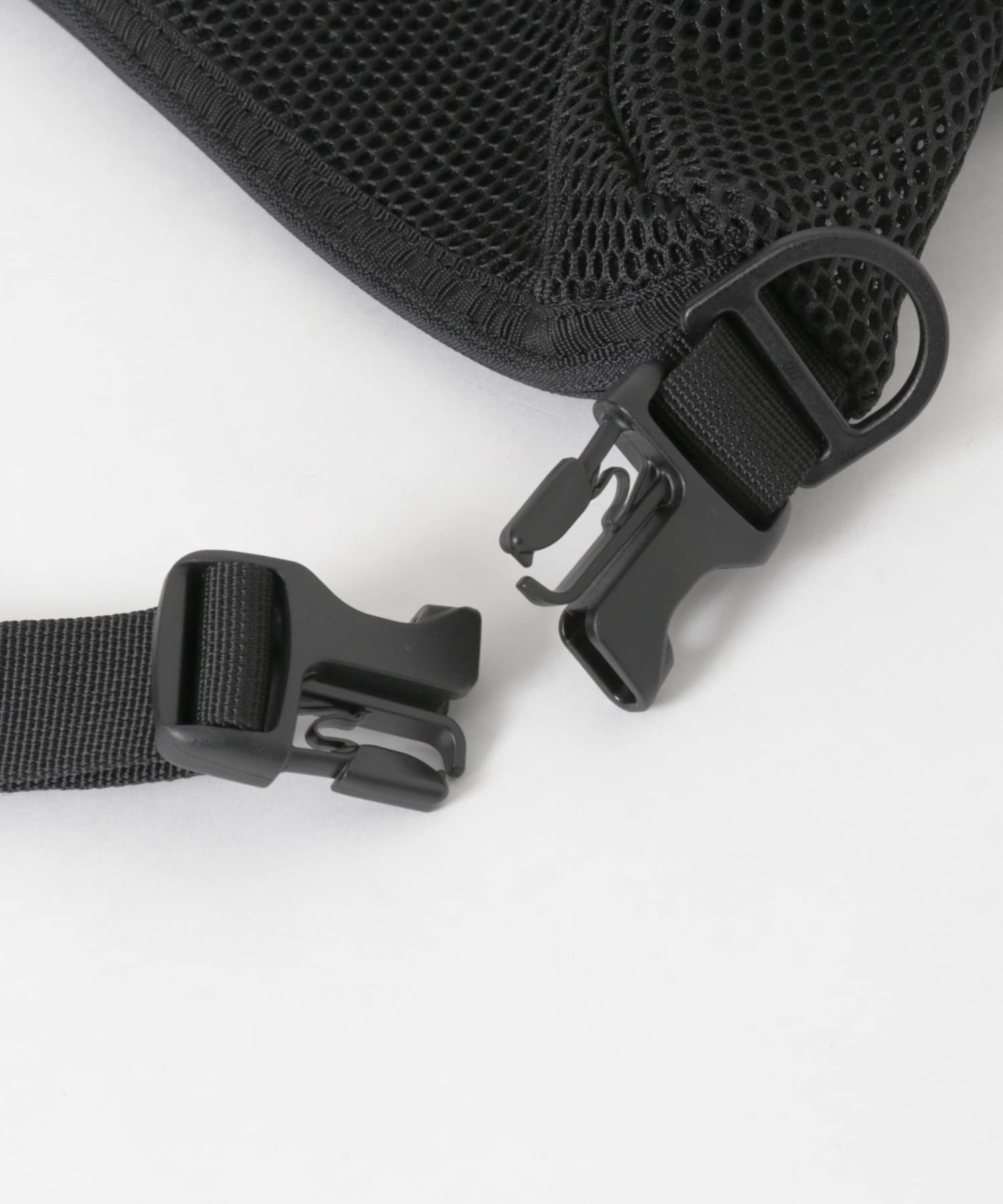 BAICYCLON by bagjack　MESH SHOULDER BAG S BLACK FREE