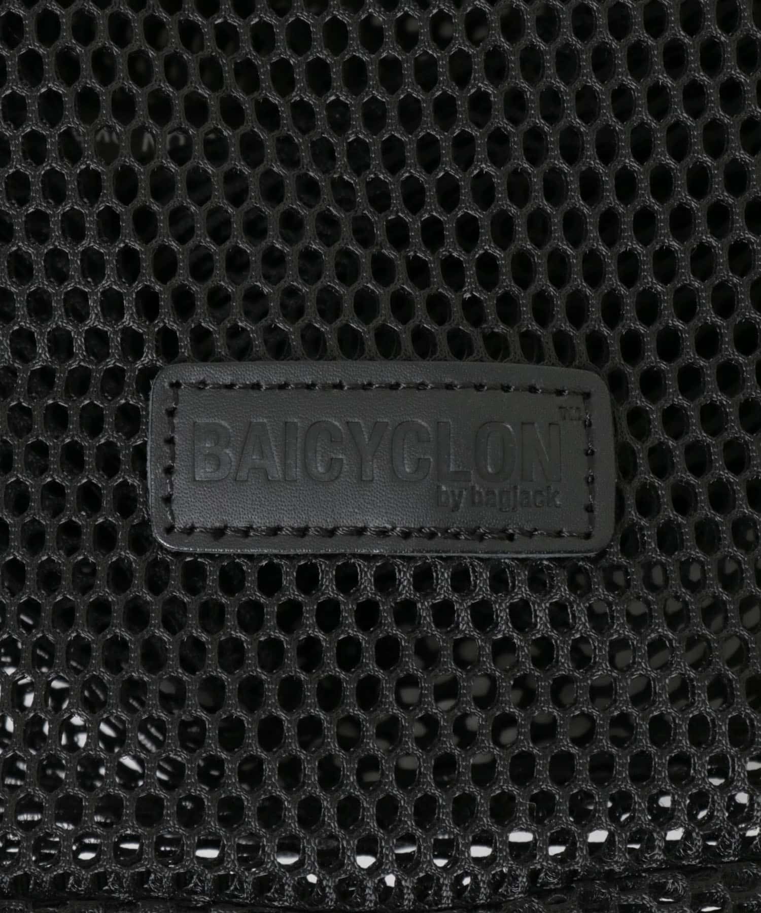 BAICYCLON by bagjack　MESH SHOULDER BAG S BLACK FREE