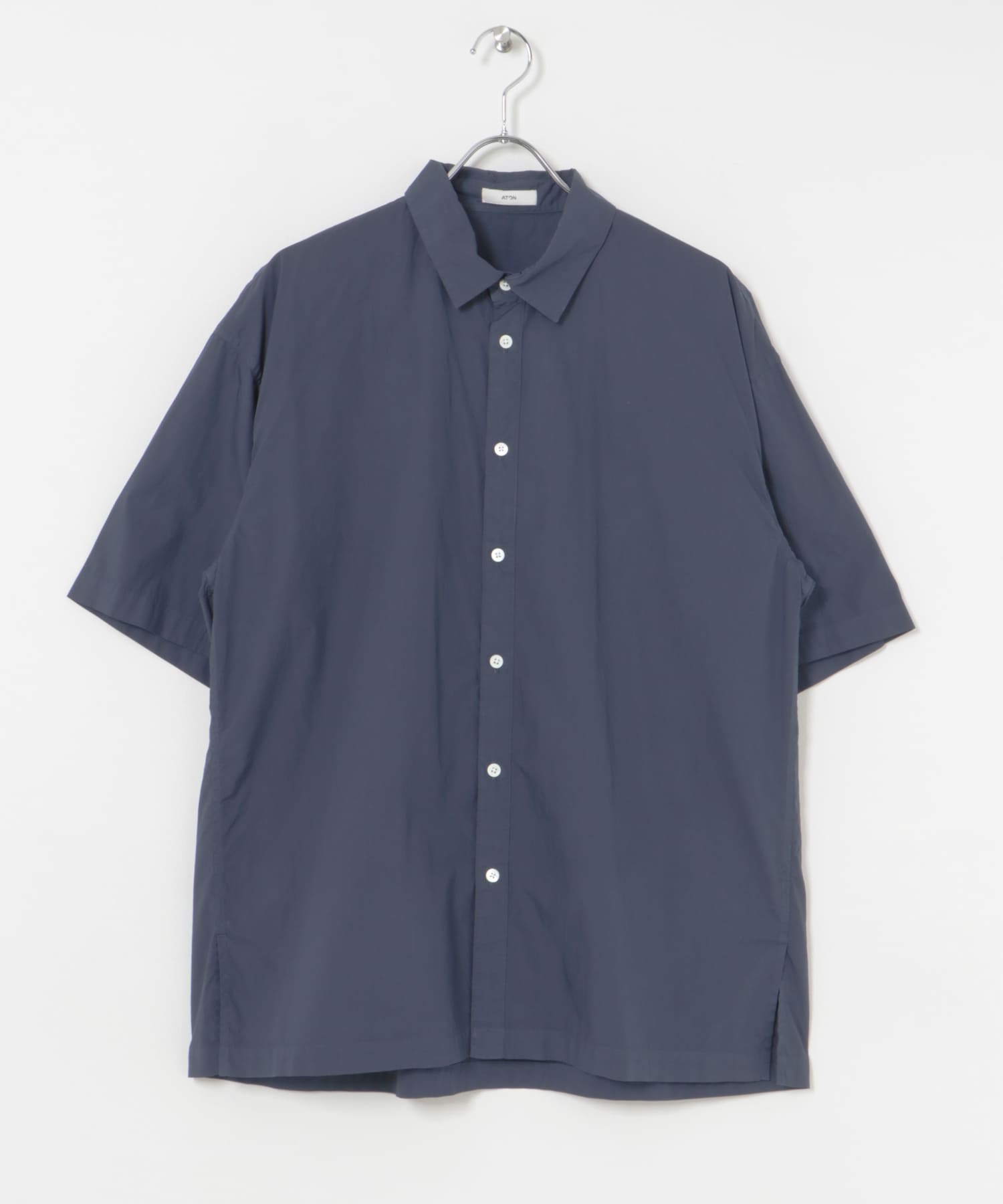 別注』ATON×URBAN RESEARCH WOOL GAUZE SHORT-SLEEVE SHIRTS(4 GRAY
