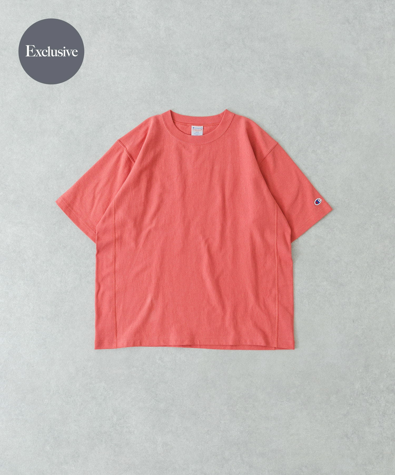 『別注』Champion×UR　USA Fit Short-Sleeve T-shirts RED M