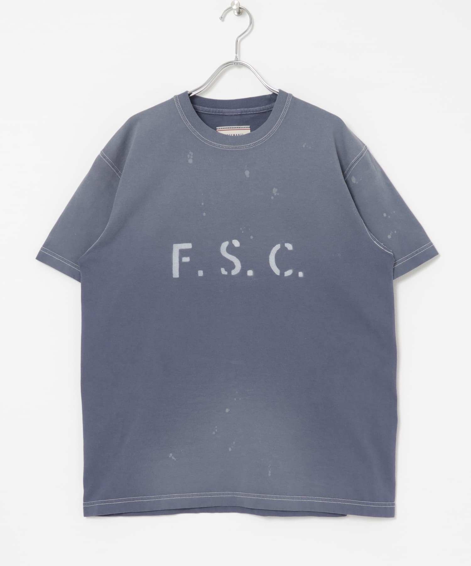 FREEMANS SPORTING CLUB　UPLAND T-SHIRTS ネイビー L