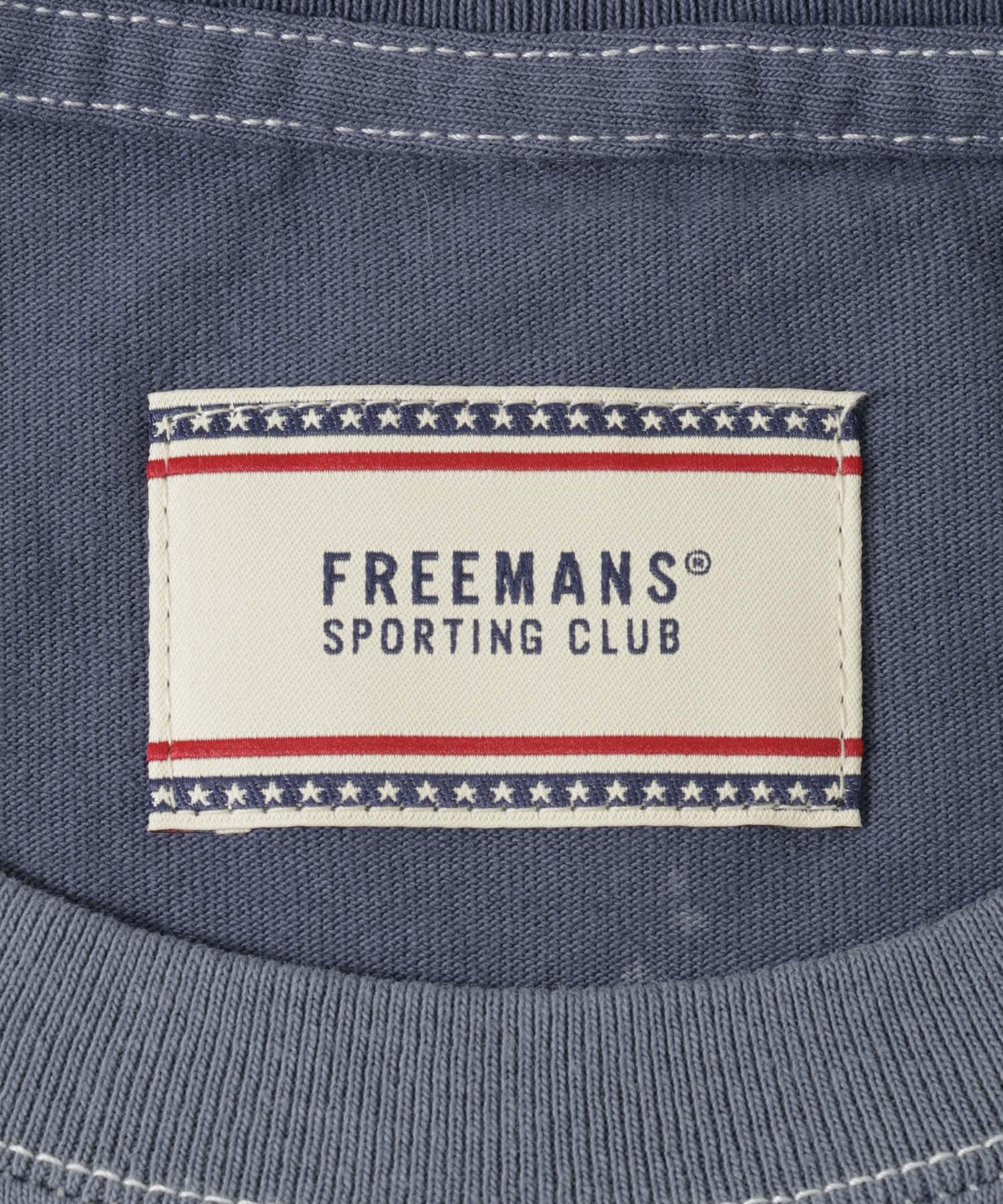 FREEMANS SPORTING CLUB　UPLAND T-SHIRTS ネイビー L