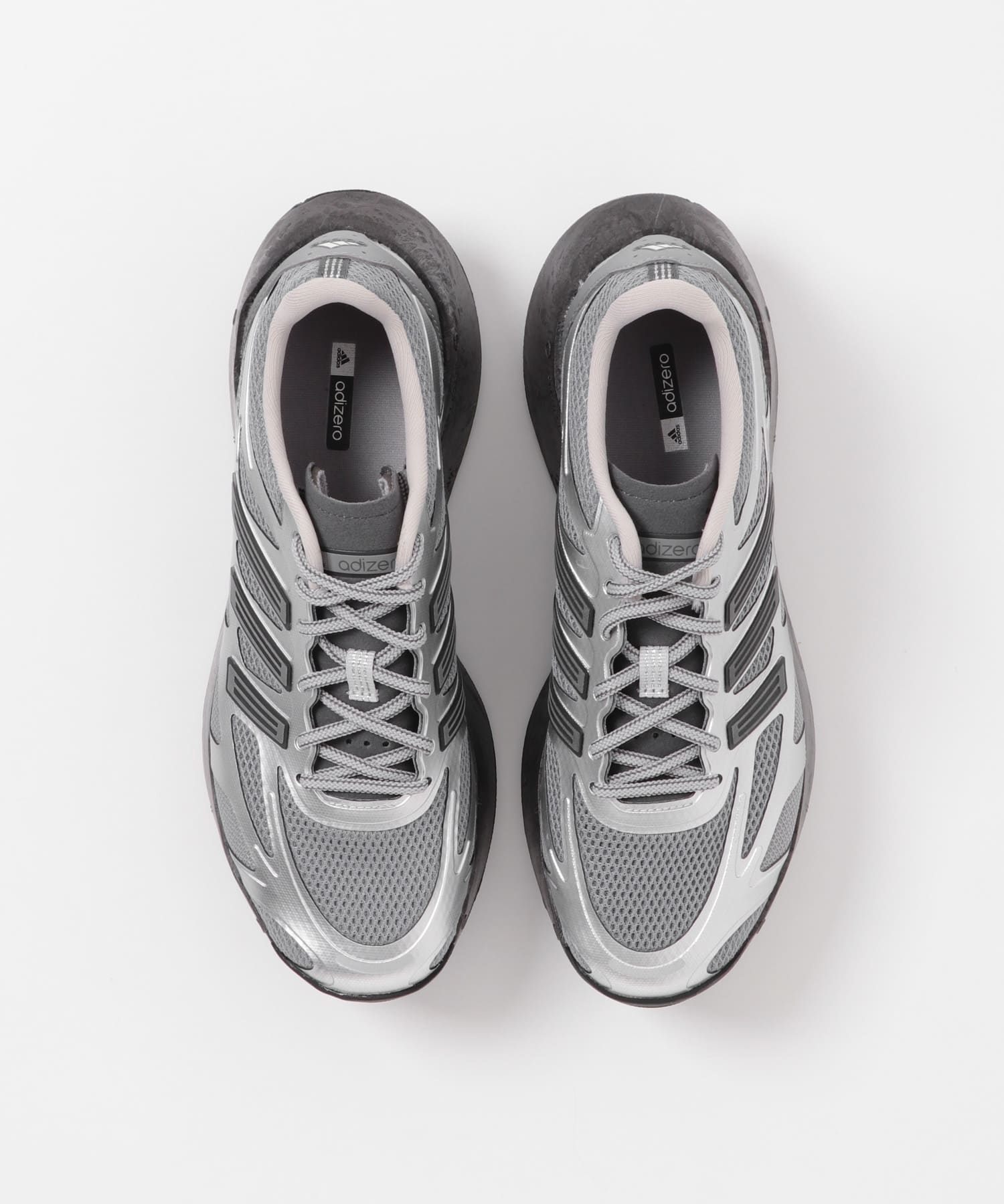 adidas　ADIZERO ARUKU シルバーメタリック 26