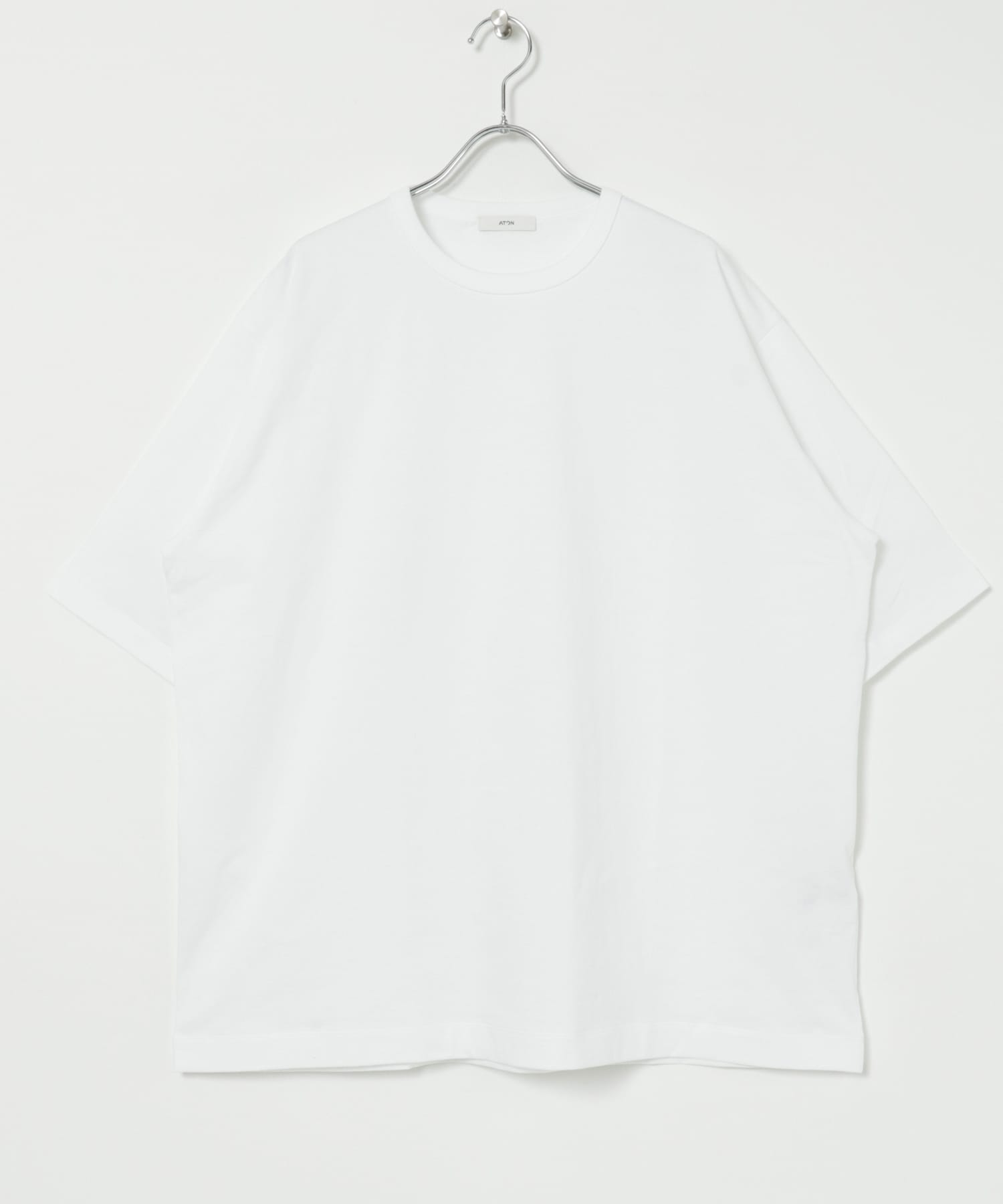 ATON　DRY COTTON STANDARD T-SHIRTS WHITE 4