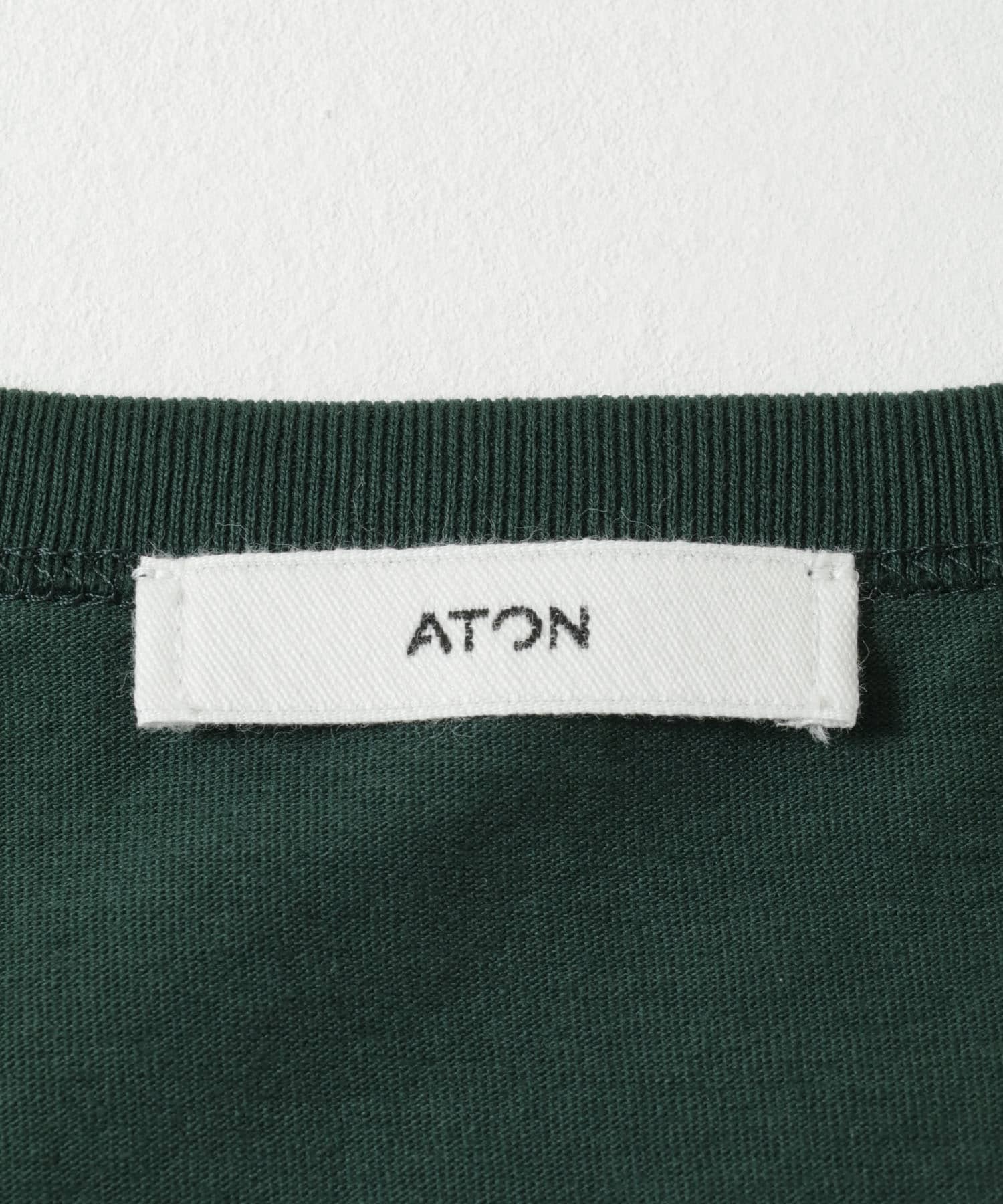 ATON　DRY COTTON STANDARD T-SHIRTS GREEN 4