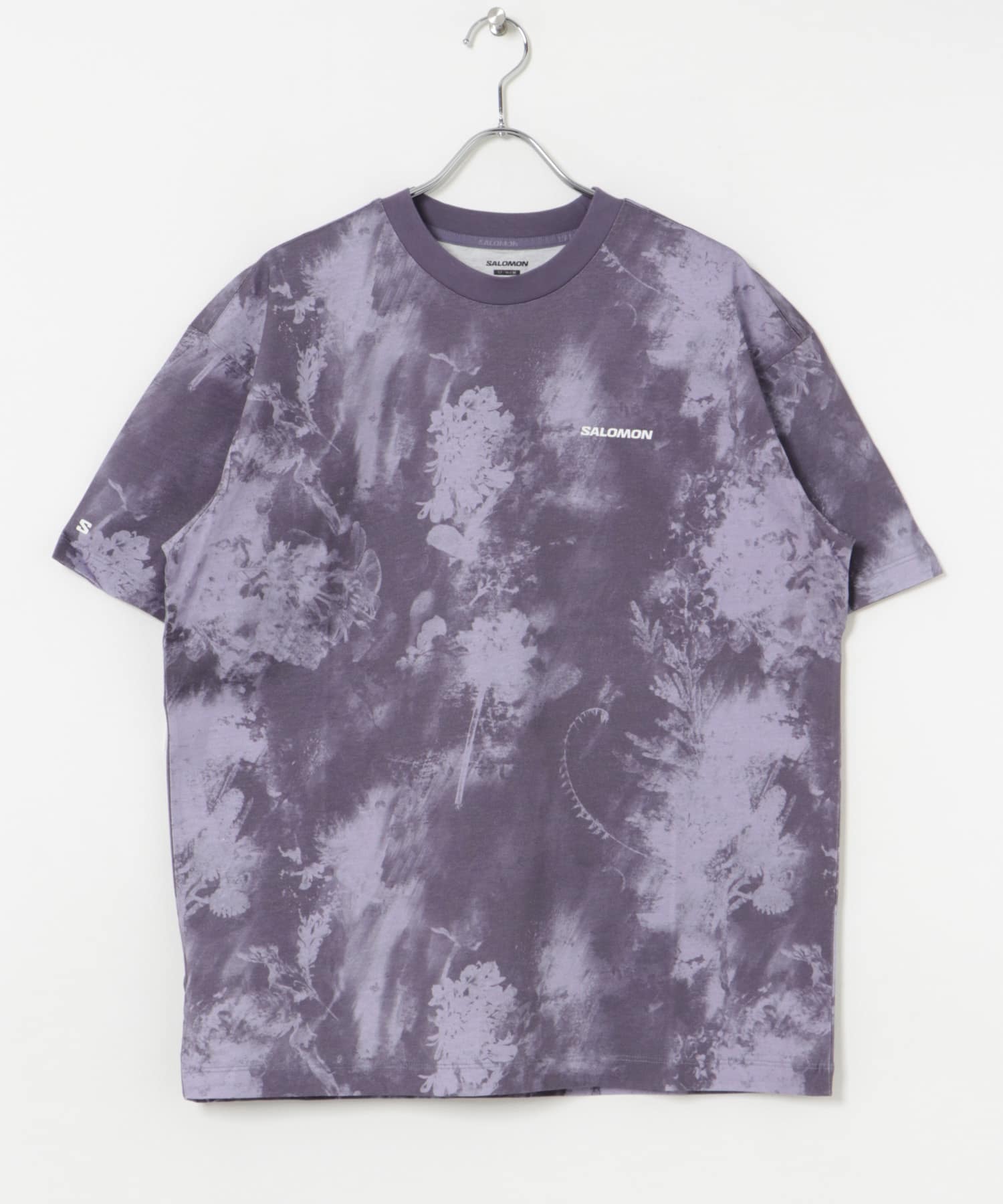 SALOMON　CANOPY AO PRINT T-SHIRTS M B.GRANITE S