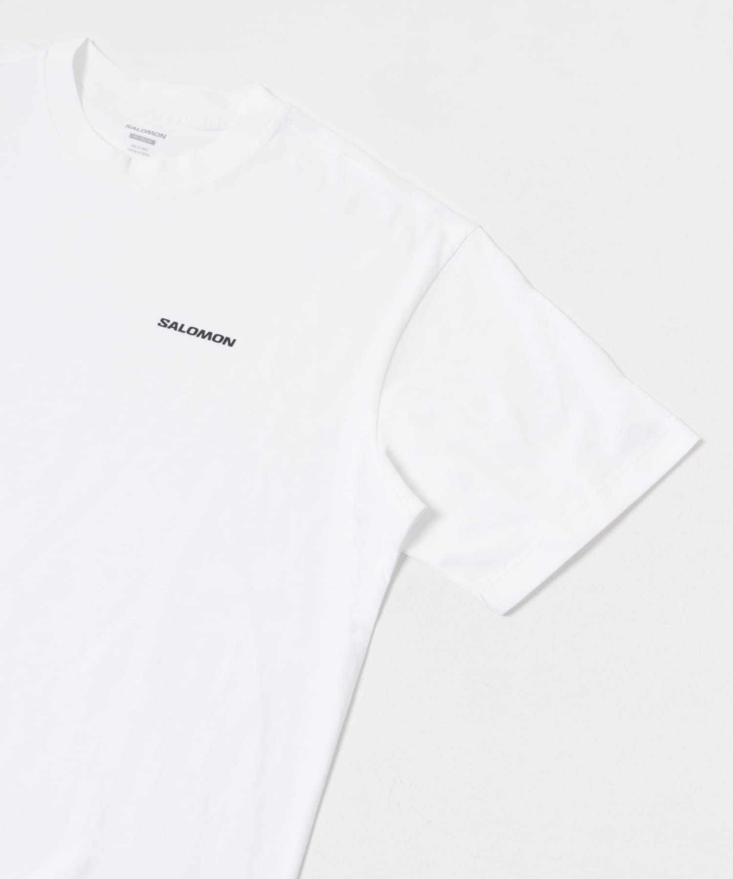 SALOMON　LOGO RX T-SHIRTS M WHITE S