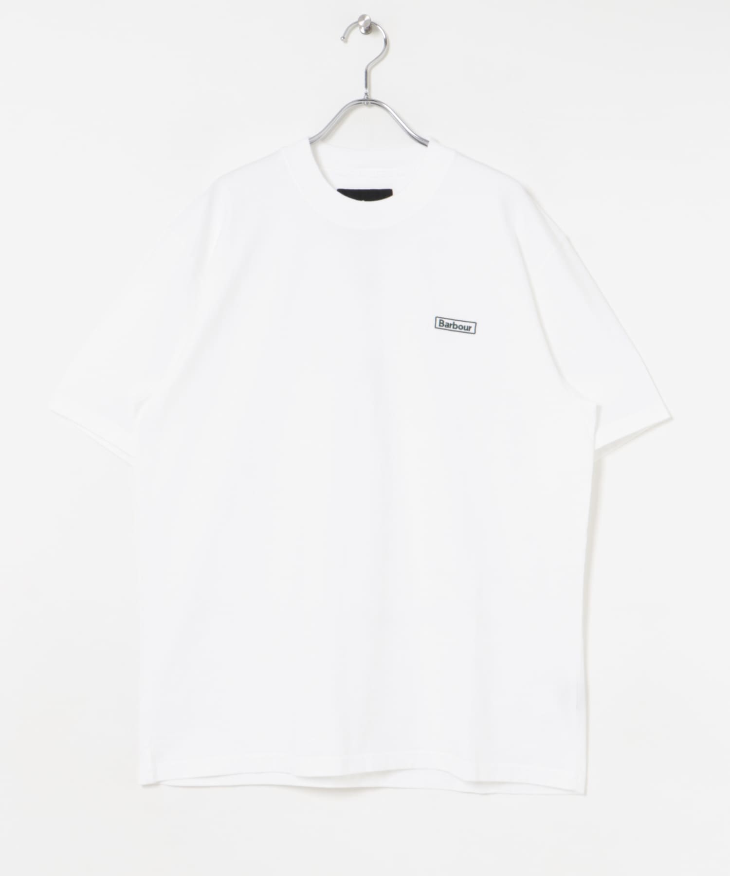 Barbour　walton embroidered os t-shirts white 38