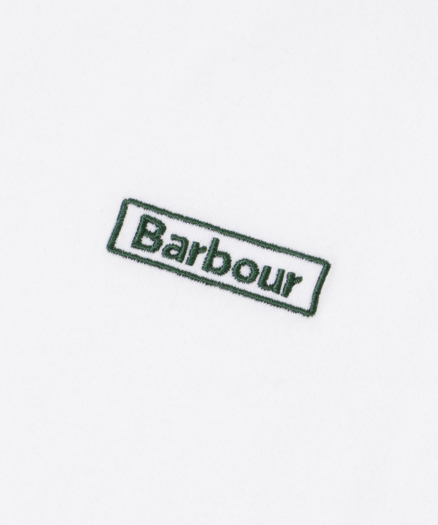 Barbour　walton embroidered os t-shirts white 38