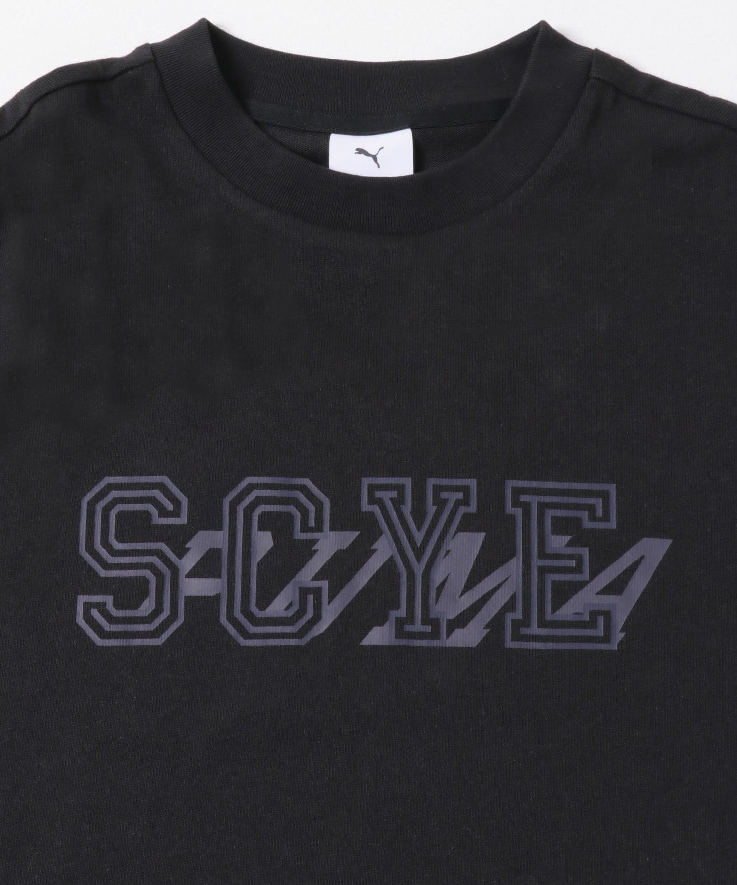PUMA×SCYE　SHORT-SLEEVE T-SHIRTS PUMA BLACK M