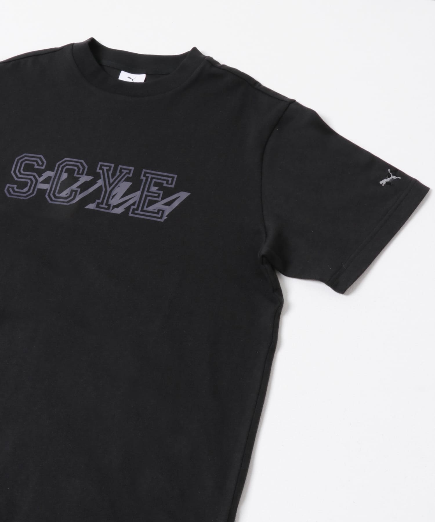 PUMA×SCYE　SHORT-SLEEVE T-SHIRTS PUMA BLACK M