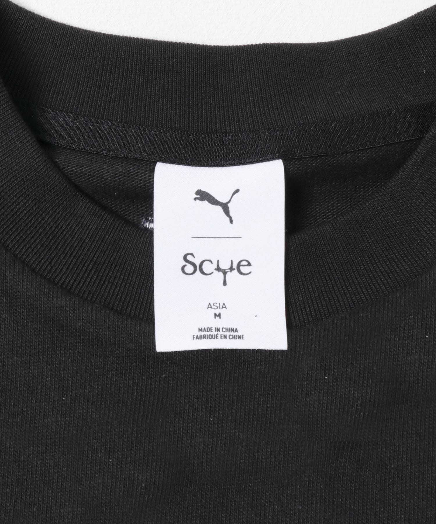 PUMA×SCYE　SHORT-SLEEVE T-SHIRTS PUMA BLACK M