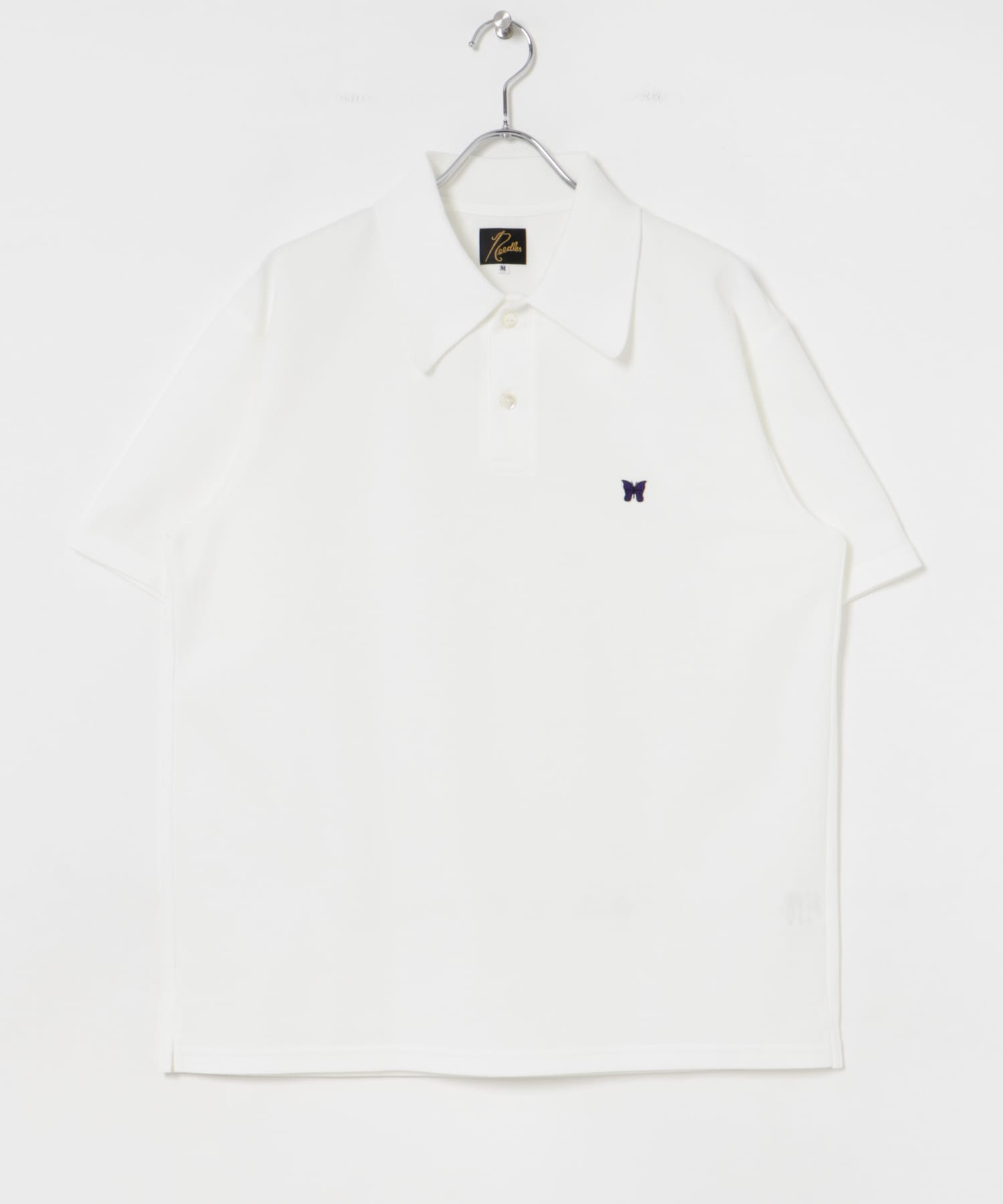 Needles　Short-Sleeve Polo Shirts White S