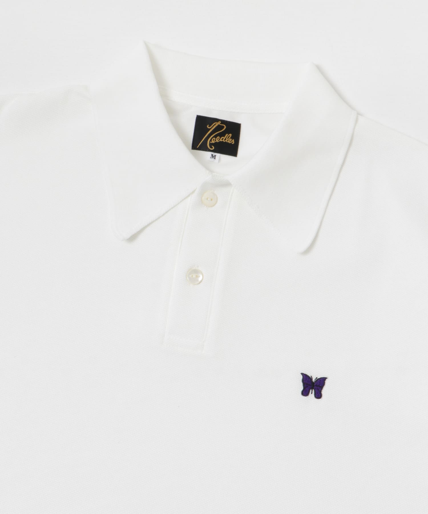 Needles　Short-Sleeve Polo Shirts White S