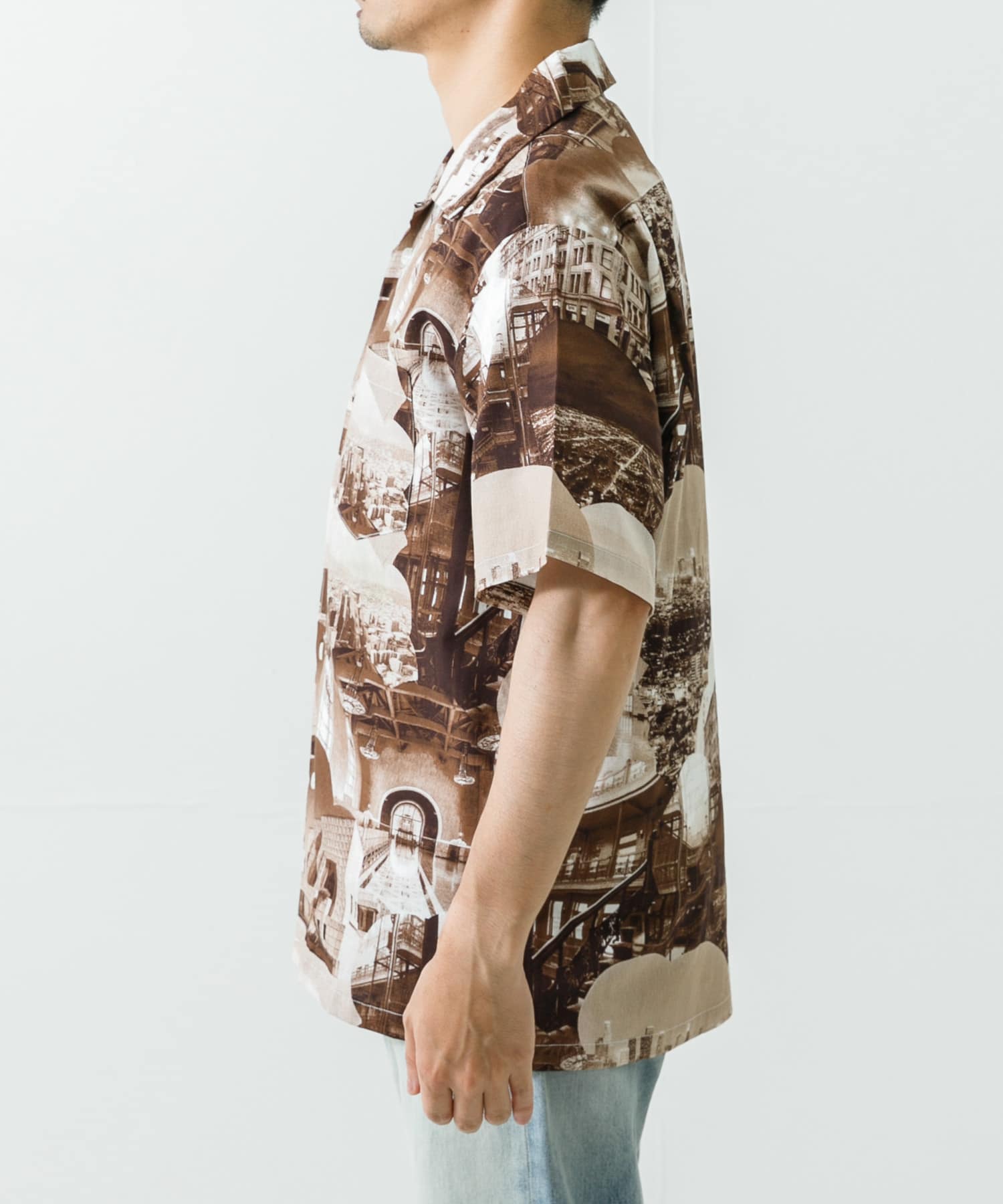 NEXUSVII. COTTON HAWAIIAN SHIRTS B.R(M MONO): トップス