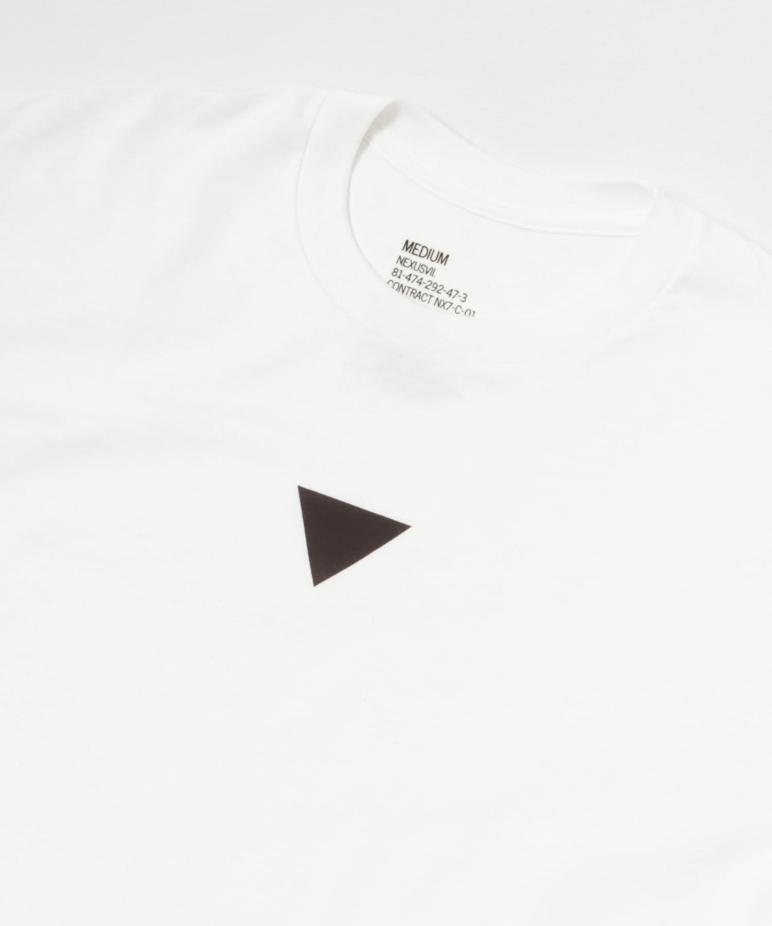 NEXUSVII.　TRIANGLE T-SHIRTS WHITE M