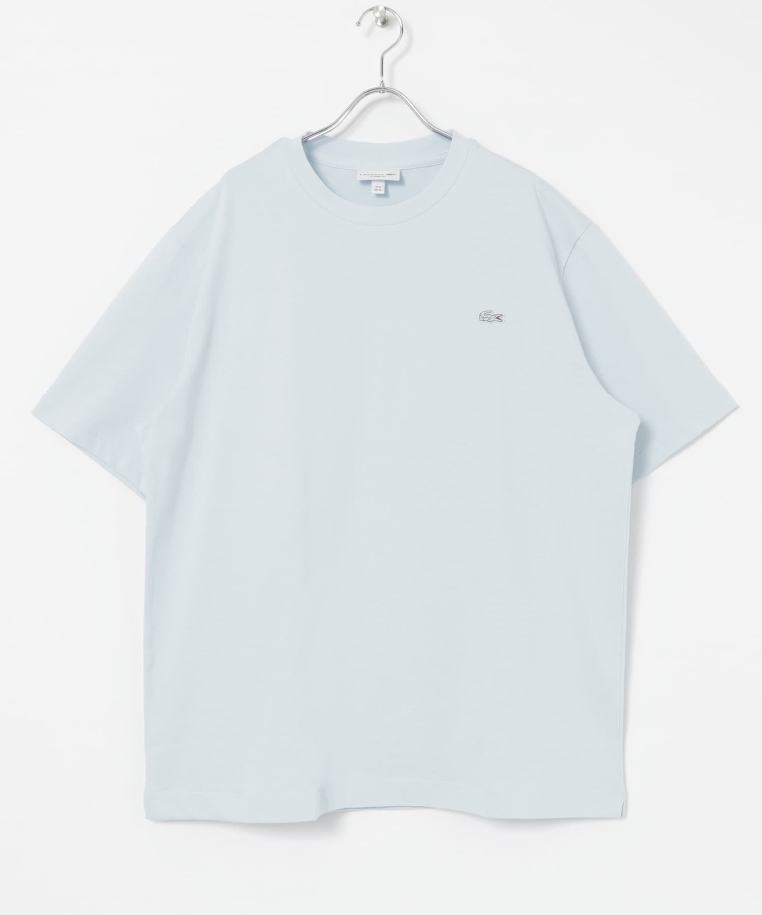 LACOSTE　アウトラインクロッククルーネックTシャツ T01 SAX 4