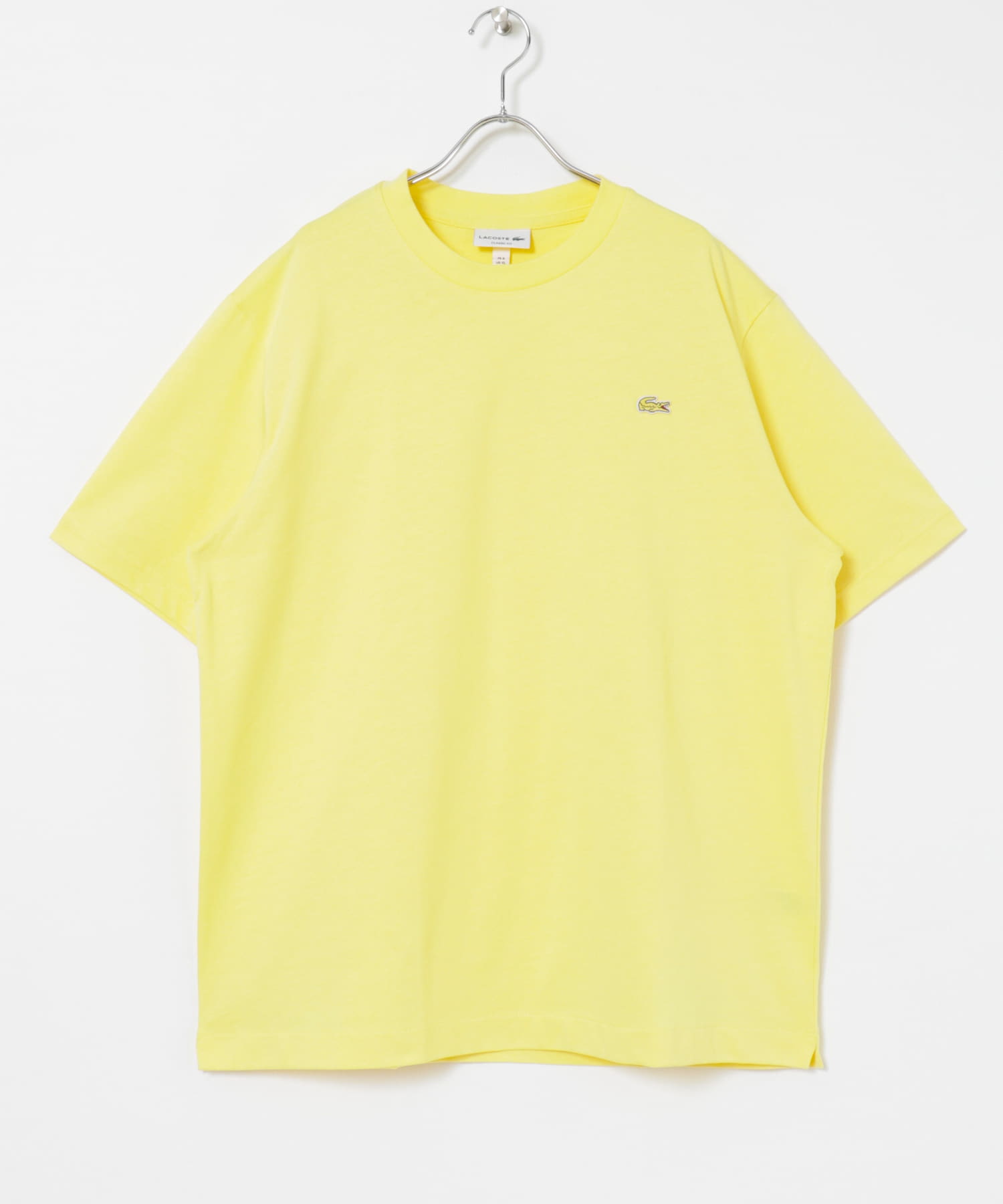 LACOSTE　アウトラインクロッククルーネックTシャツ 107 YELLOW 4