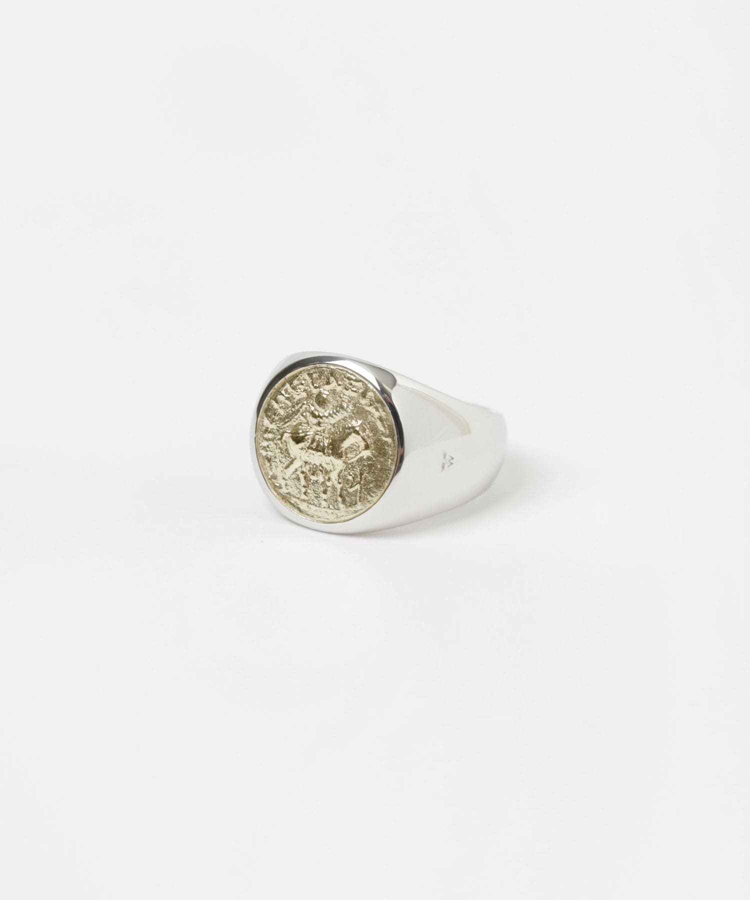 TOM WOOD　Coin Ring Gold M GOLD 58