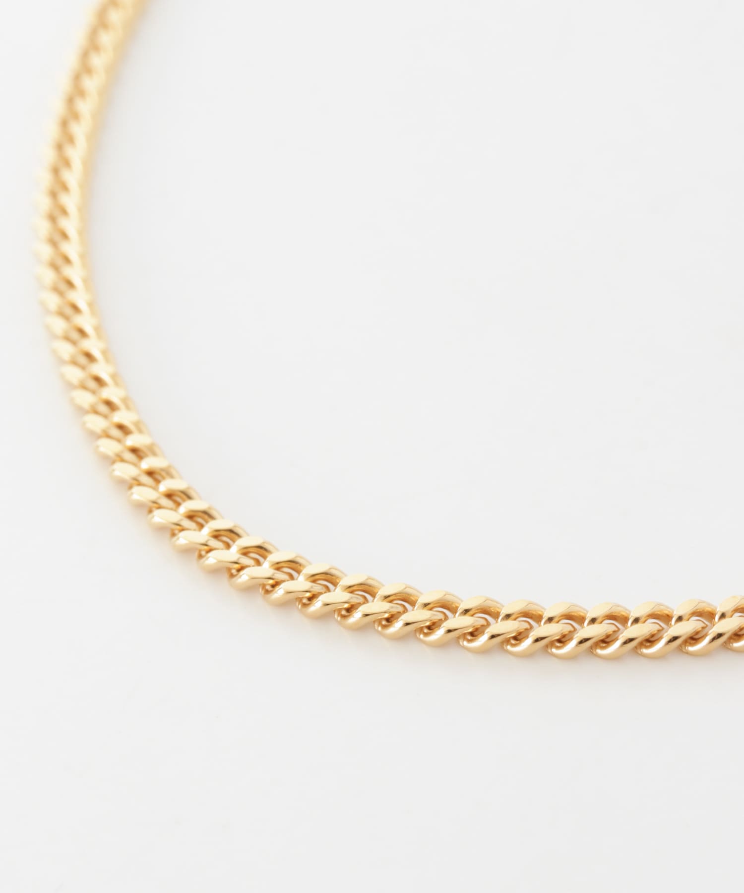 TOM WOOD　Curb Chain M Gold GOLD 20.5