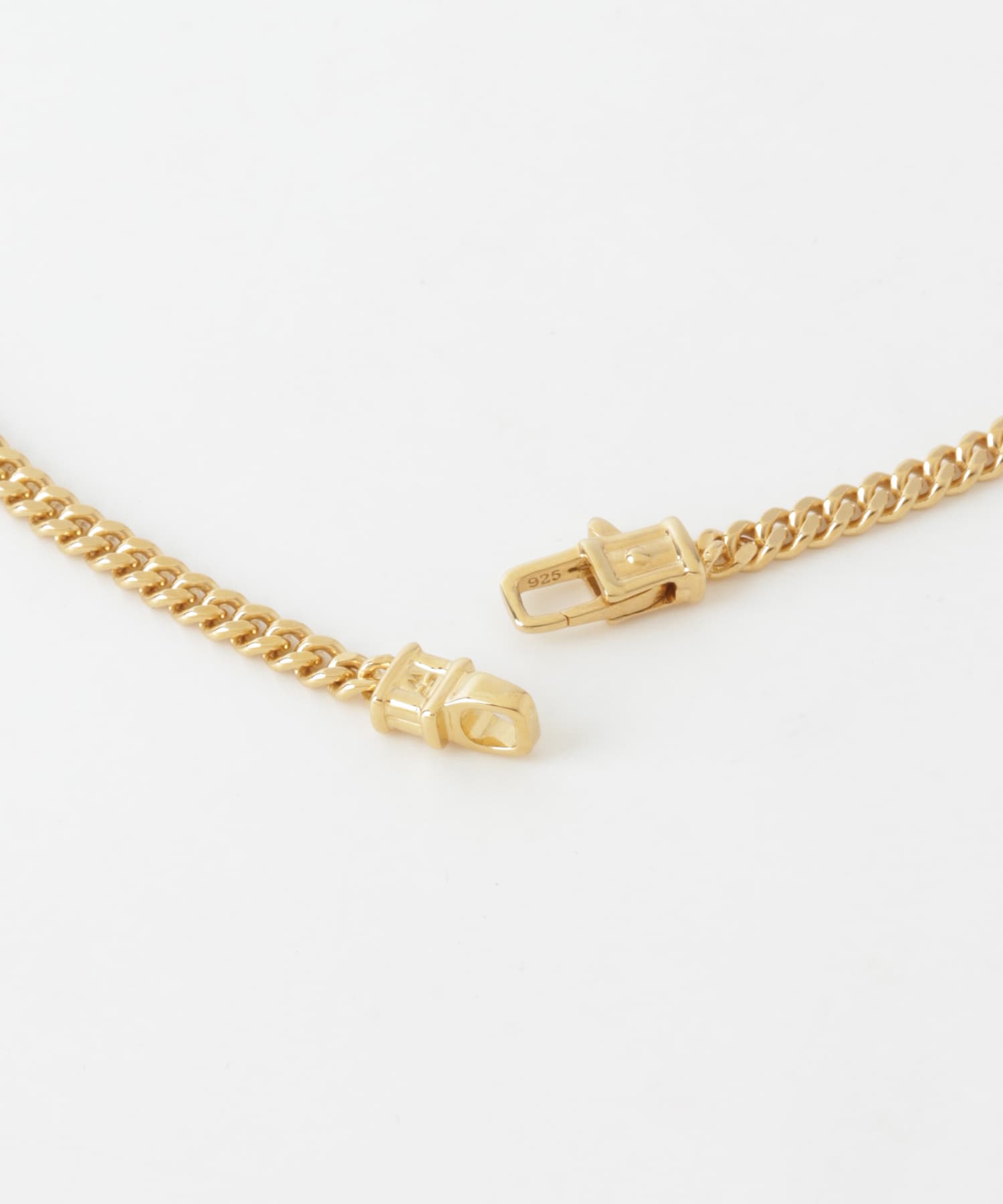 TOM WOOD　Curb Chain M Gold GOLD 20.5
