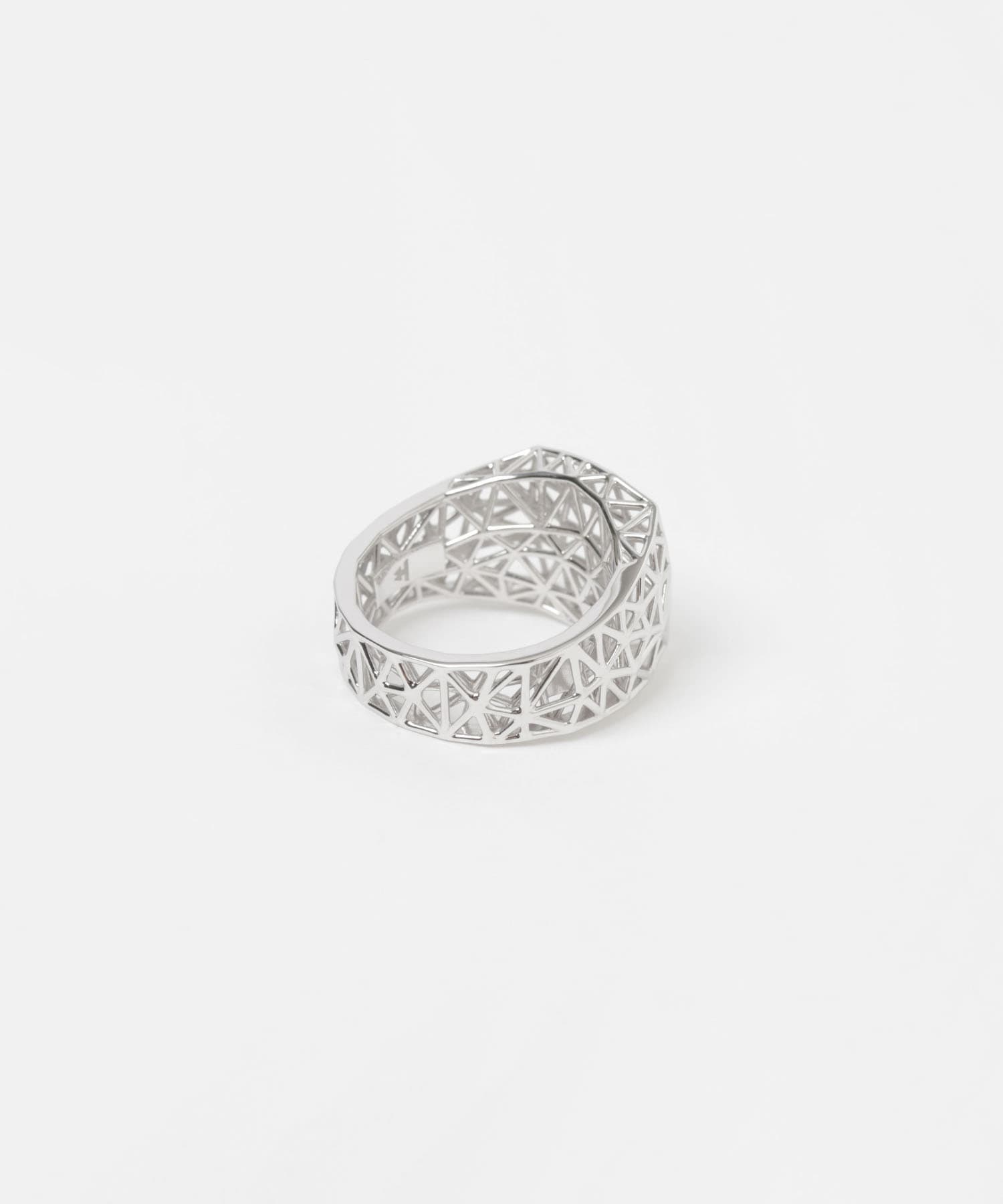 TOM WOOD　Mesh Ring M S925 58