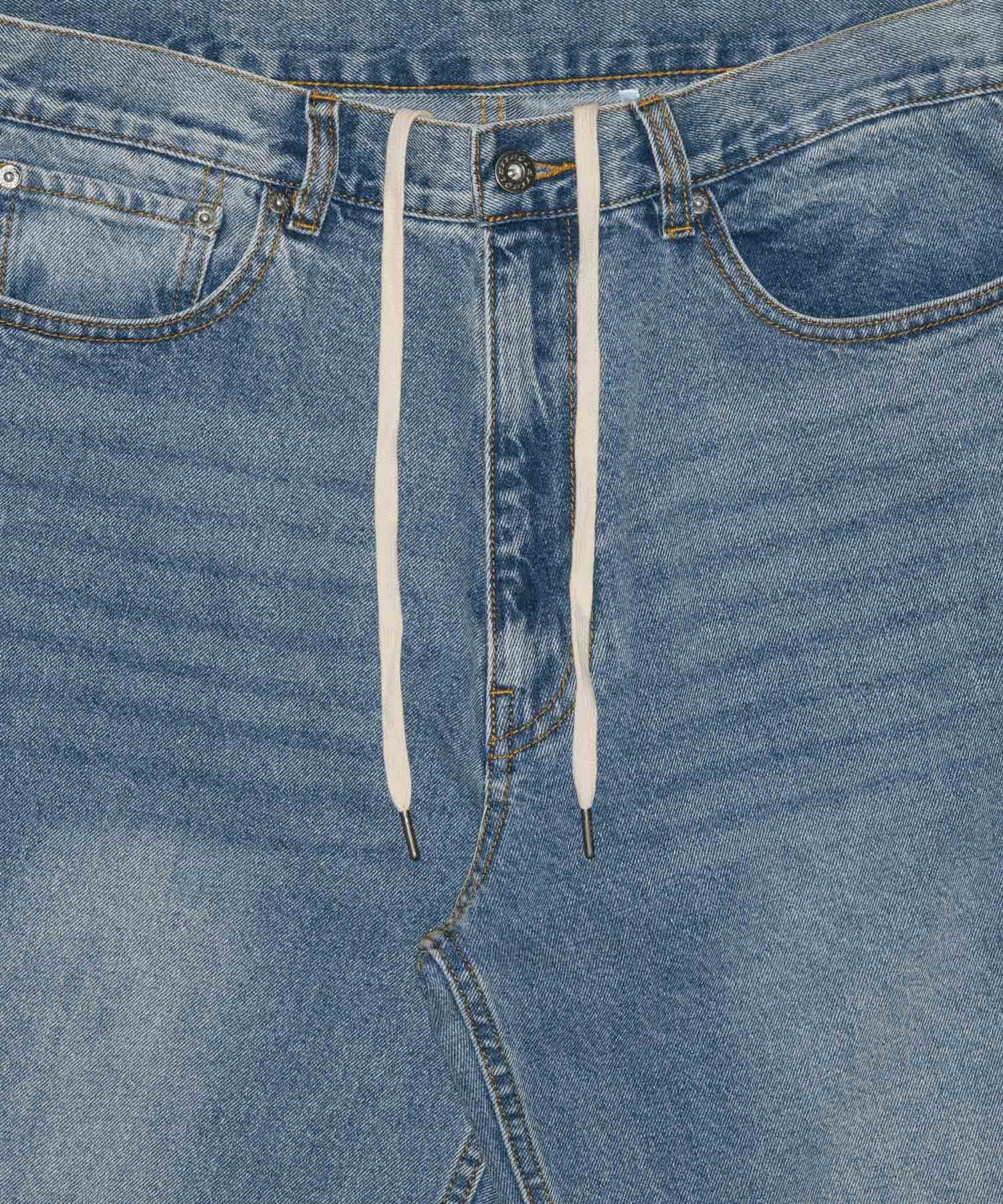 LOTTO　SUMMER BAGGY DENIM PANTS INDIGO M