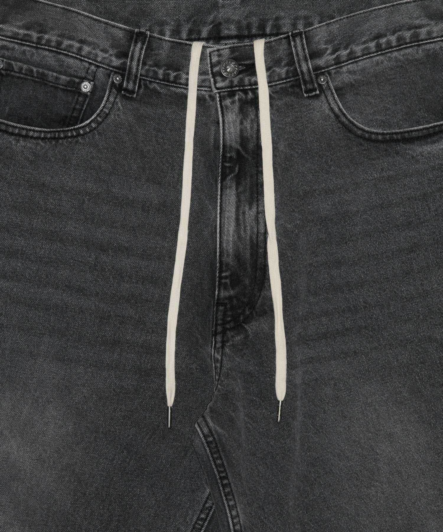 LOTTO　SUMMER BAGGY DENIM PANTS BLACK M