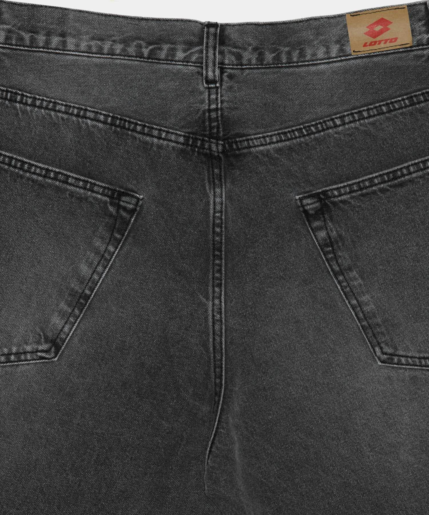 LOTTO　SUMMER BAGGY DENIM PANTS BLACK M