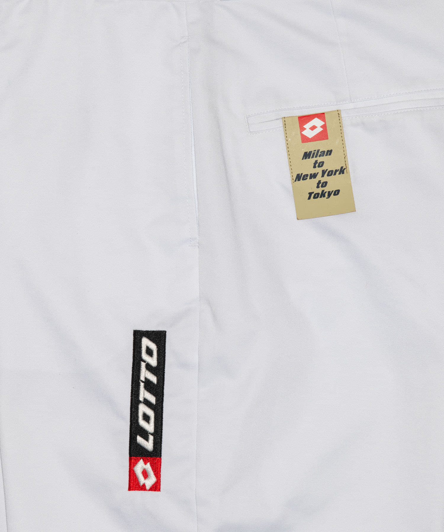 LOTTO　TC TWILL CHINO PANTS WHITE M