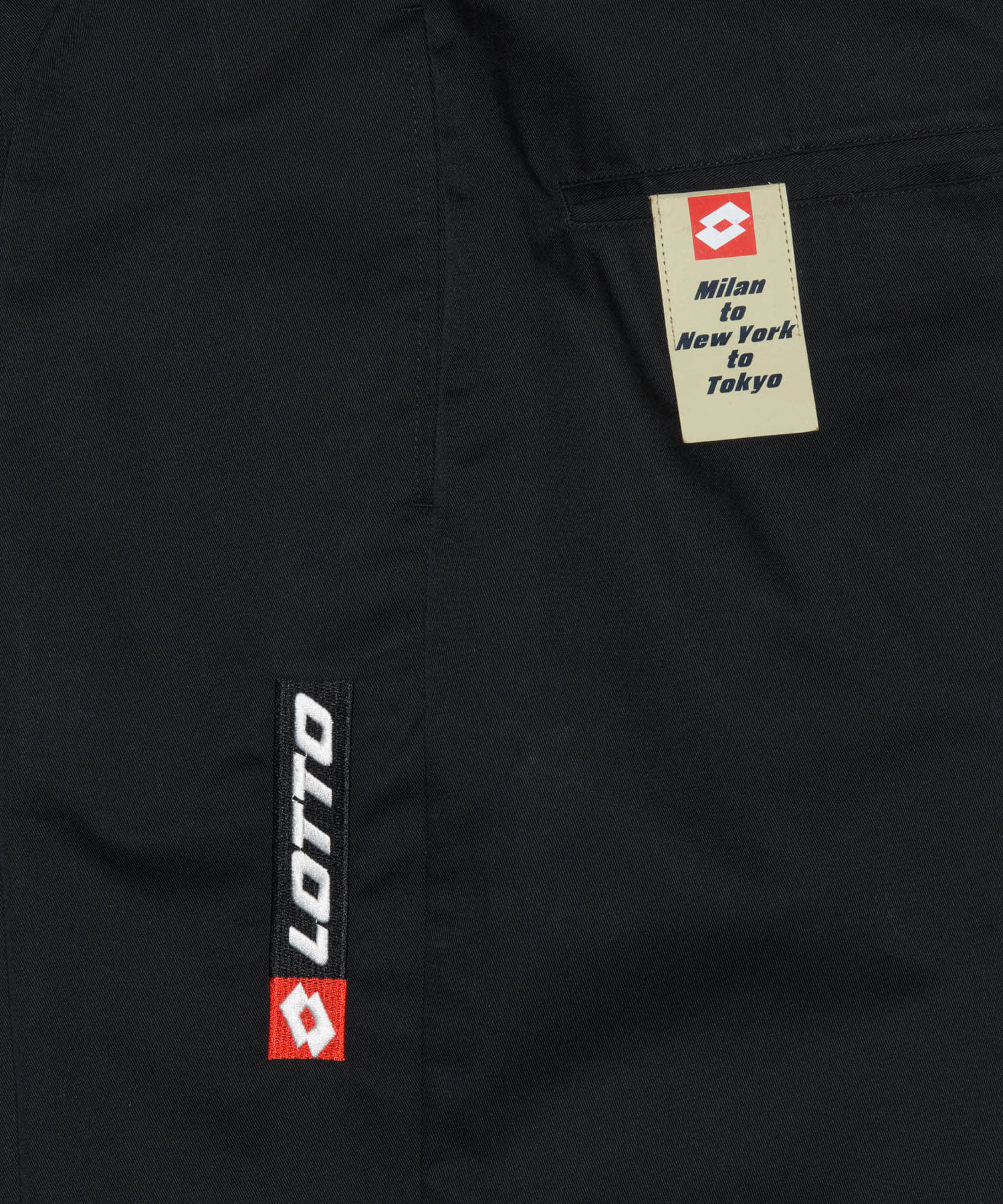 LOTTO　TC TWILL CHINO PANTS BLACK M