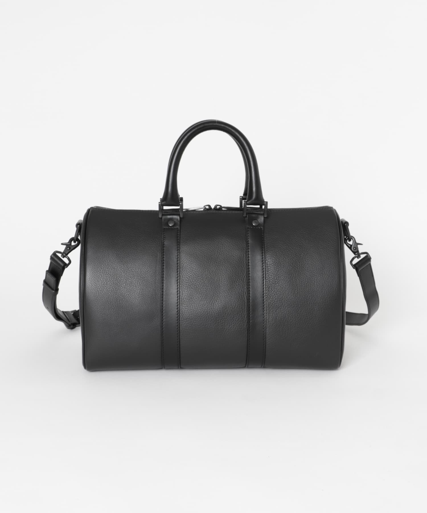 semoh　Cow Leather Boston Bag BLACK 1