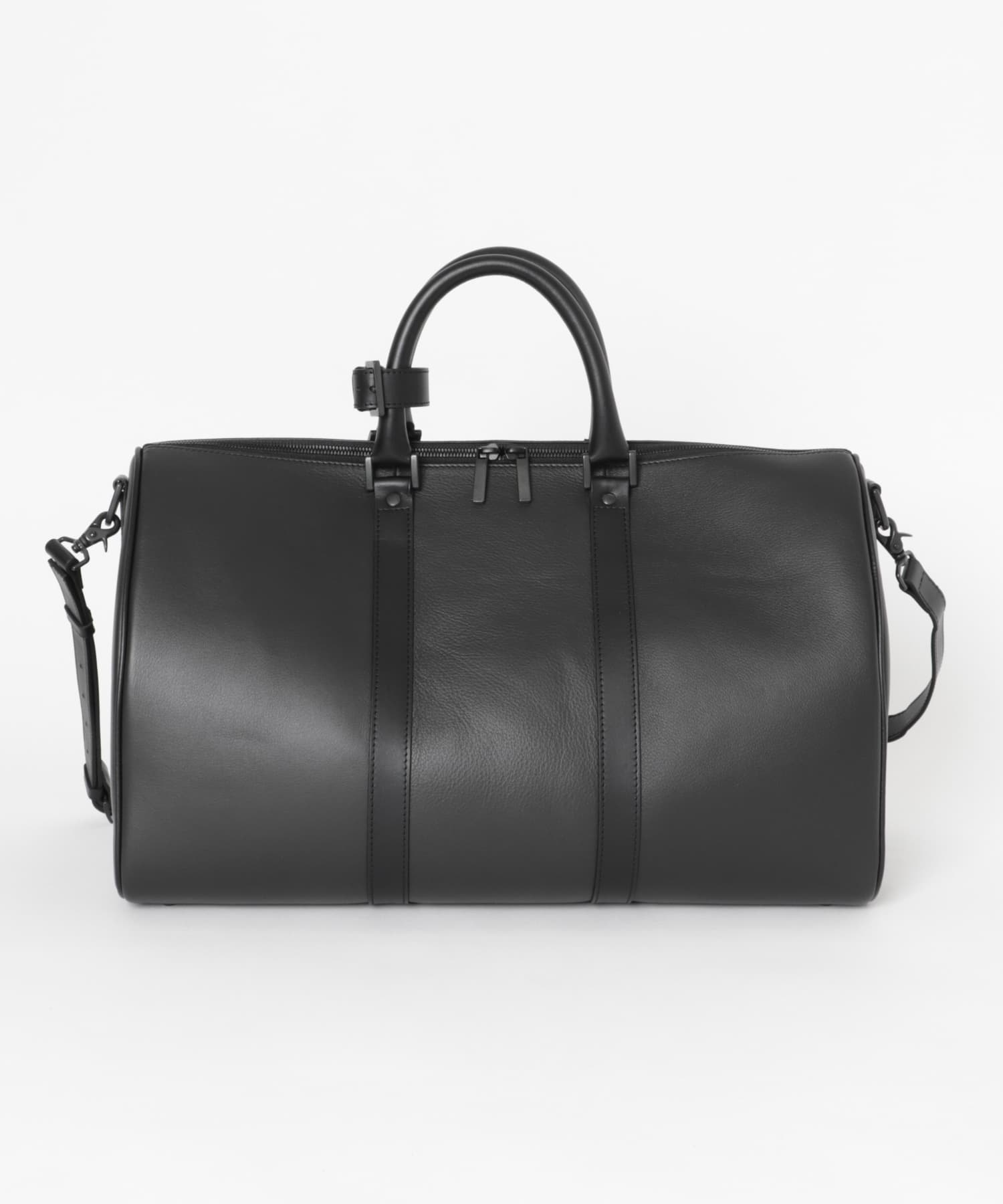 semoh　Cow Leather Boston Bag BLACK 2