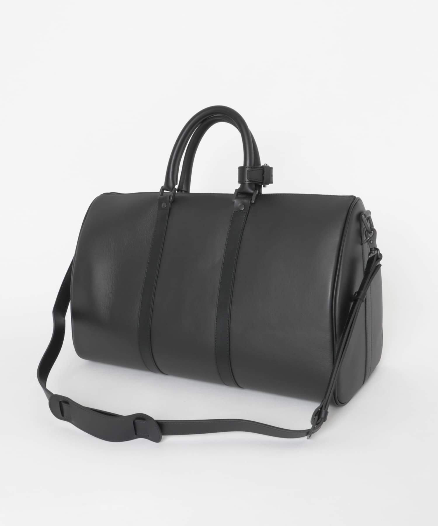 semoh　Cow Leather Boston Bag BLACK 2