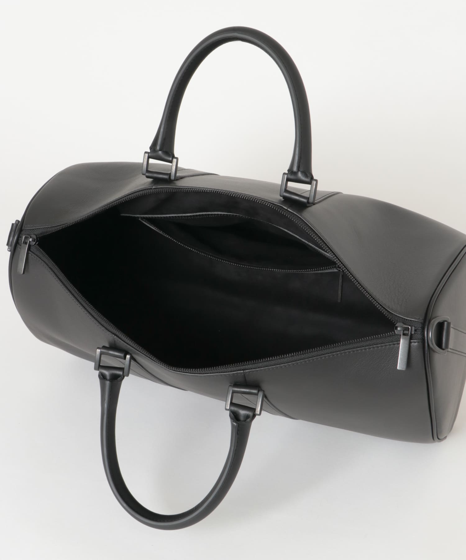 semoh　Cow Leather Boston Bag BLACK 2