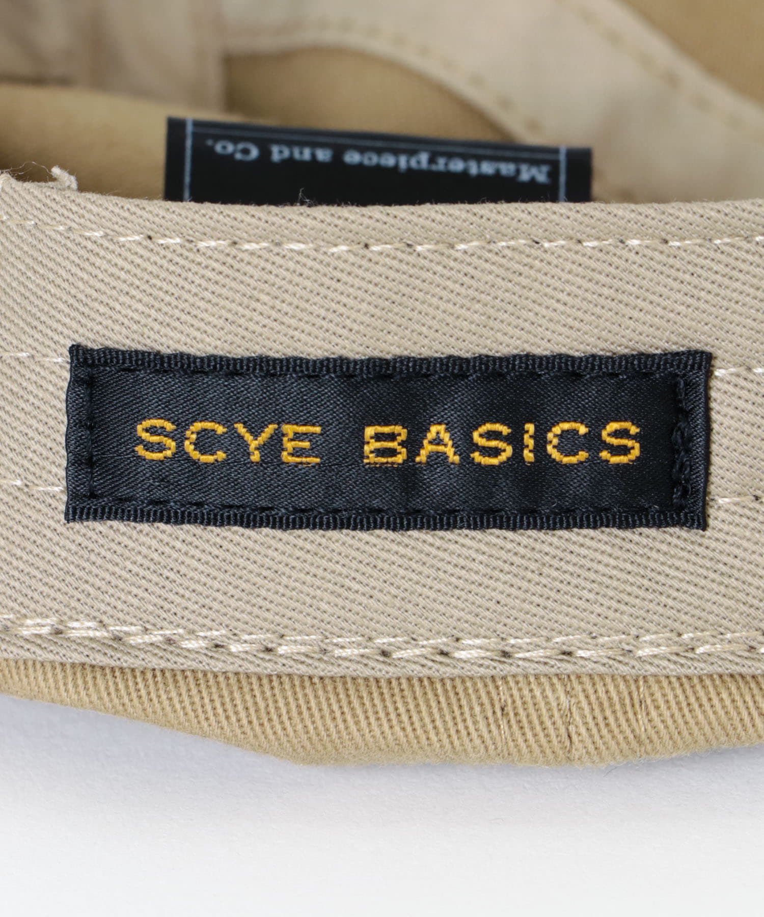Scye　Cotton Twill Baseball Cap ベージュ FREE