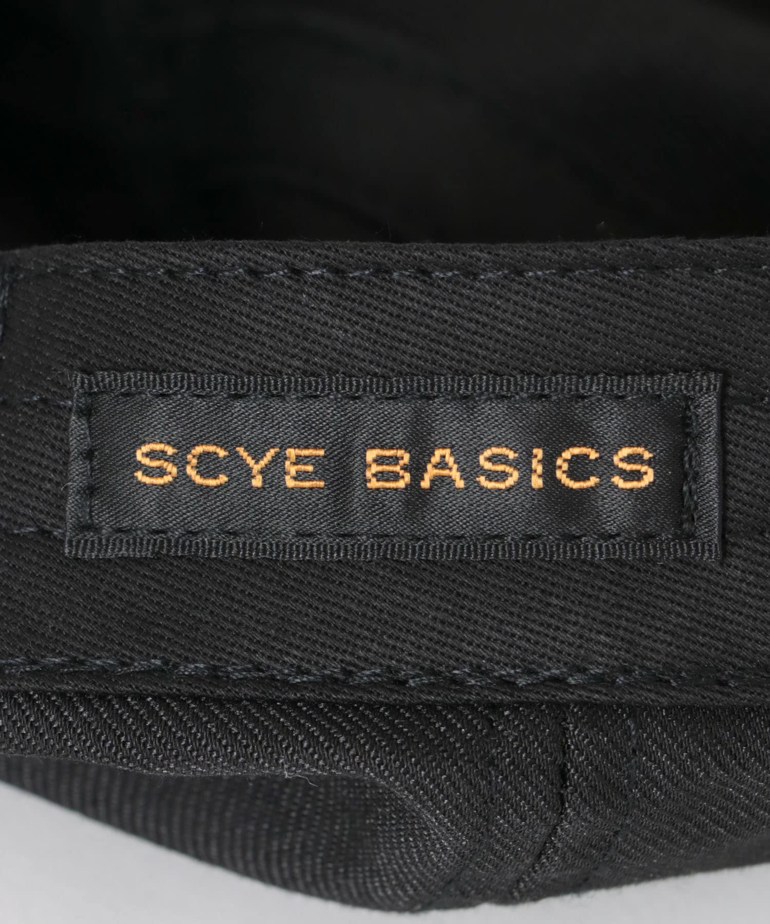Scye　C/PE Serge Baseball Cap クロ FREE