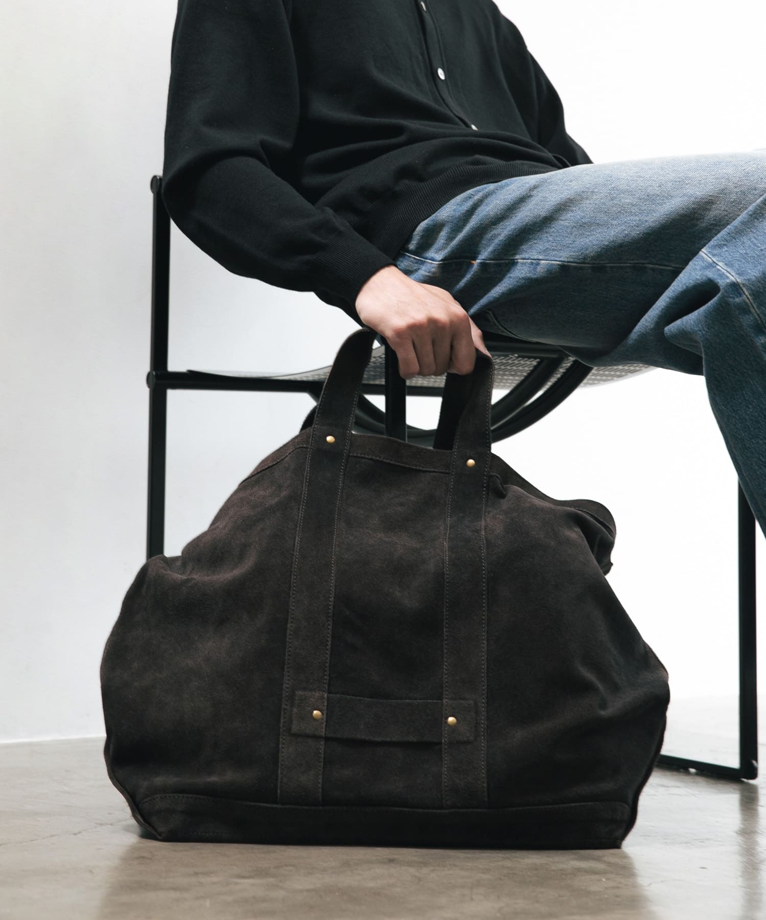 『別注』SEVEN BY SEVEN×URBAN RESEARCH　LEATHER TOTE BAG Dark Brown FREE