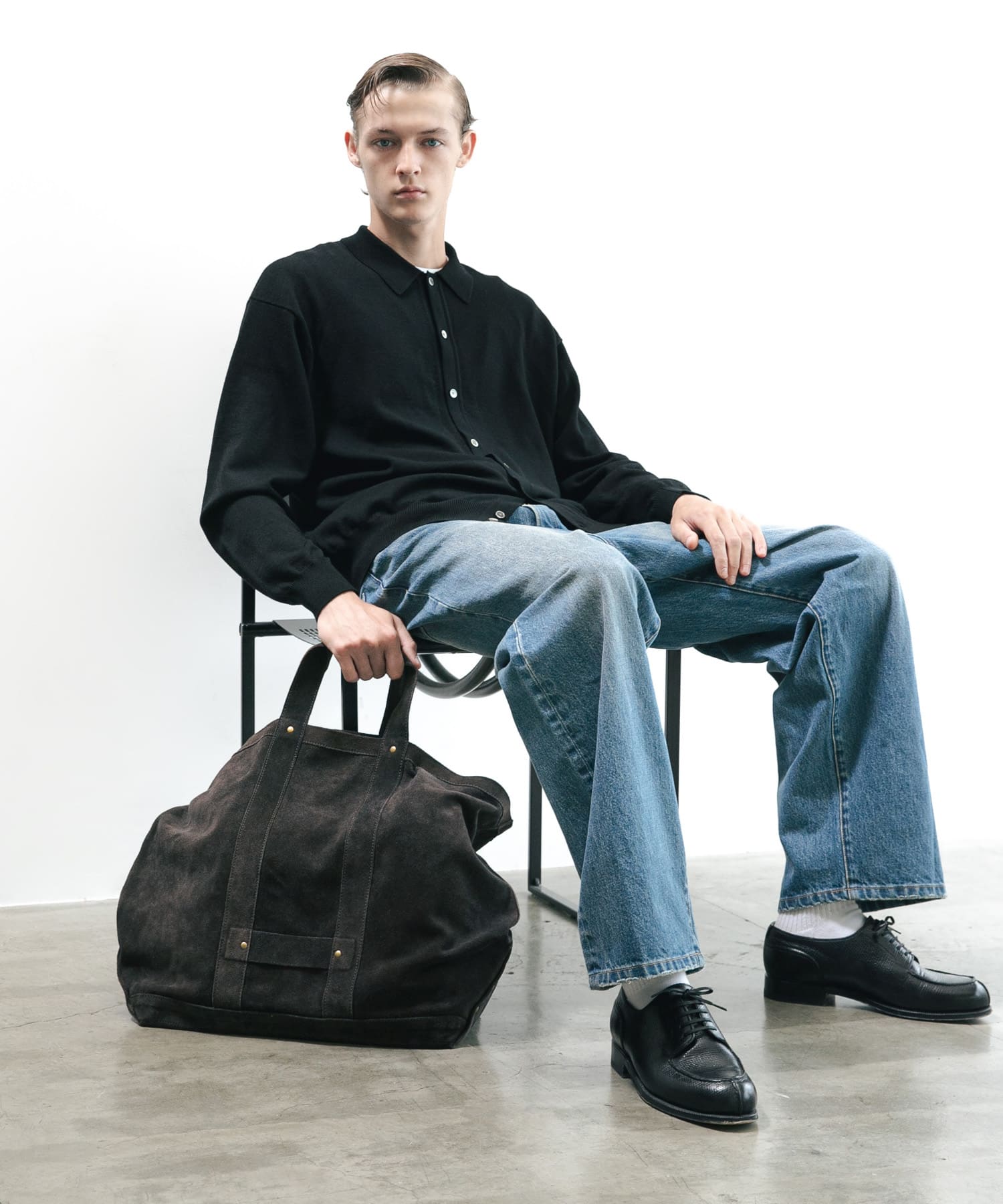 『別注』SEVEN BY SEVEN×URBAN RESEARCH　LEATHER TOTE BAG Dark Brown FREE