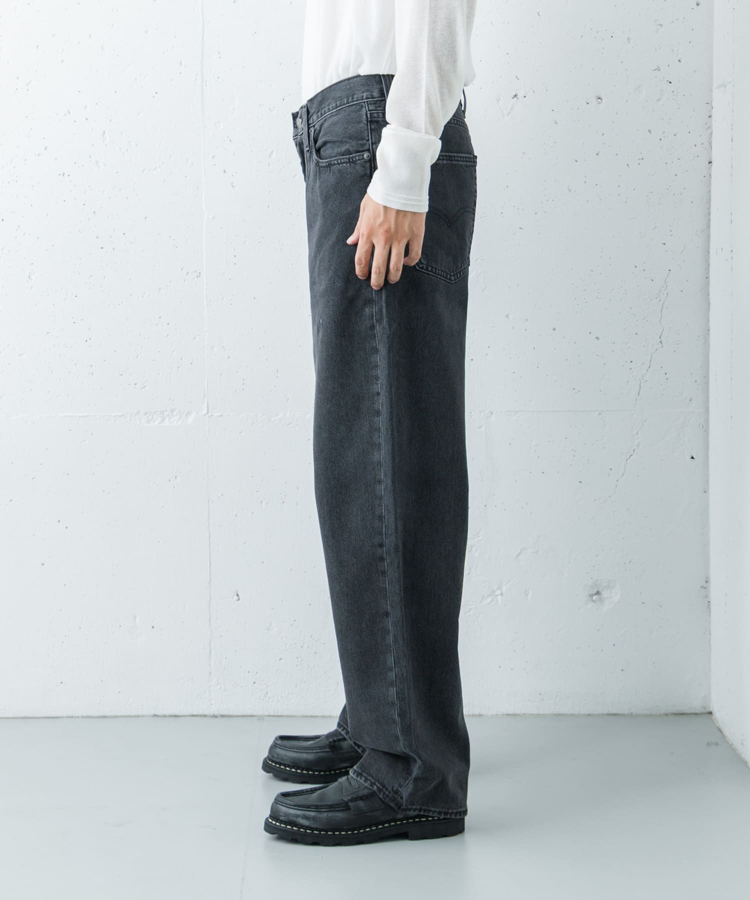 身長：185cm サイズ：34